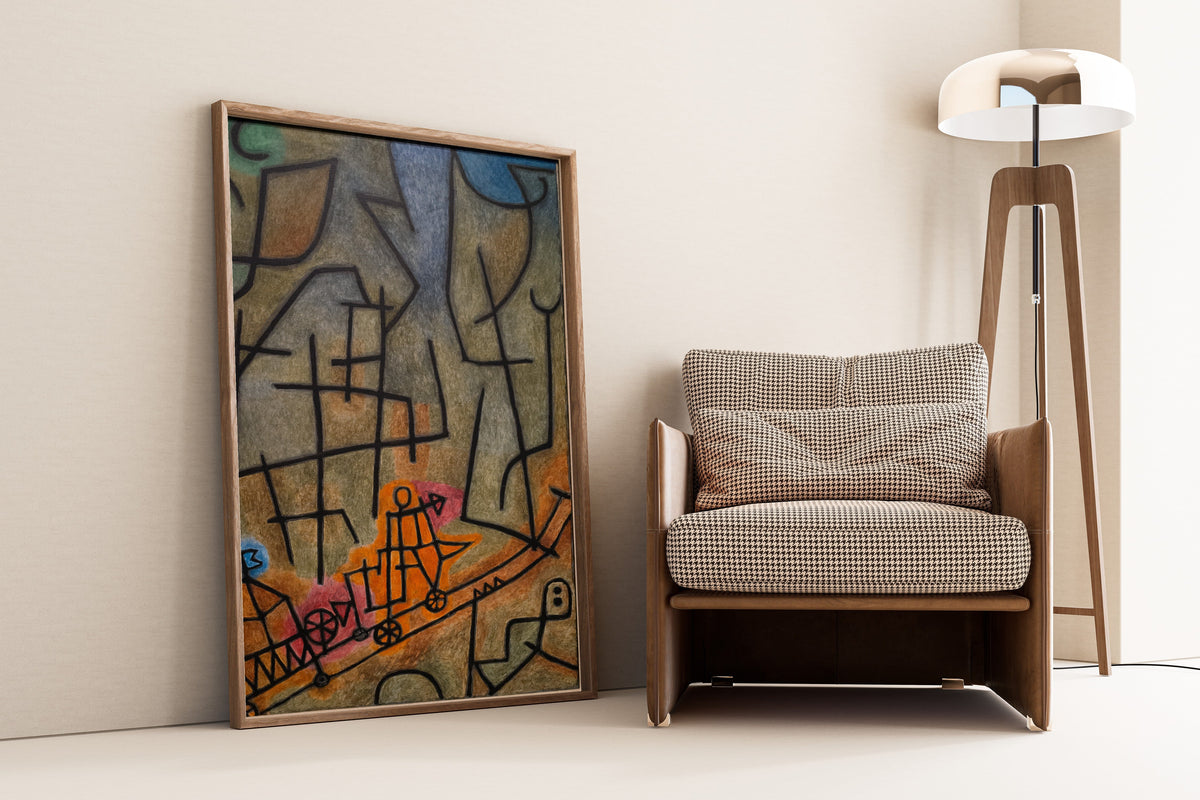 Paul Klee — Conquest of the Mountain | Bauhaus Fine Art Print - 9ArtPrints