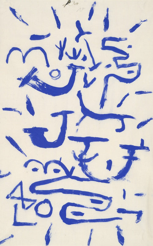 Paul Klee - Creeper and Climber Print: Vintage Mid-Century Modern Abstract Art - 9ArtPrints