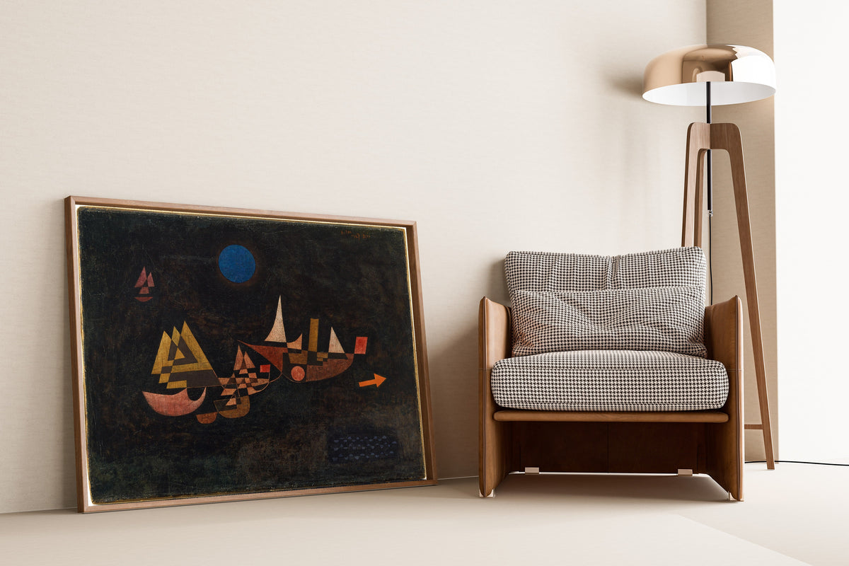 Paul Klee — Departure of the Ships (Abfahrt der Schiffe) | Bauhaus Fine Art Print - 9ArtPrints