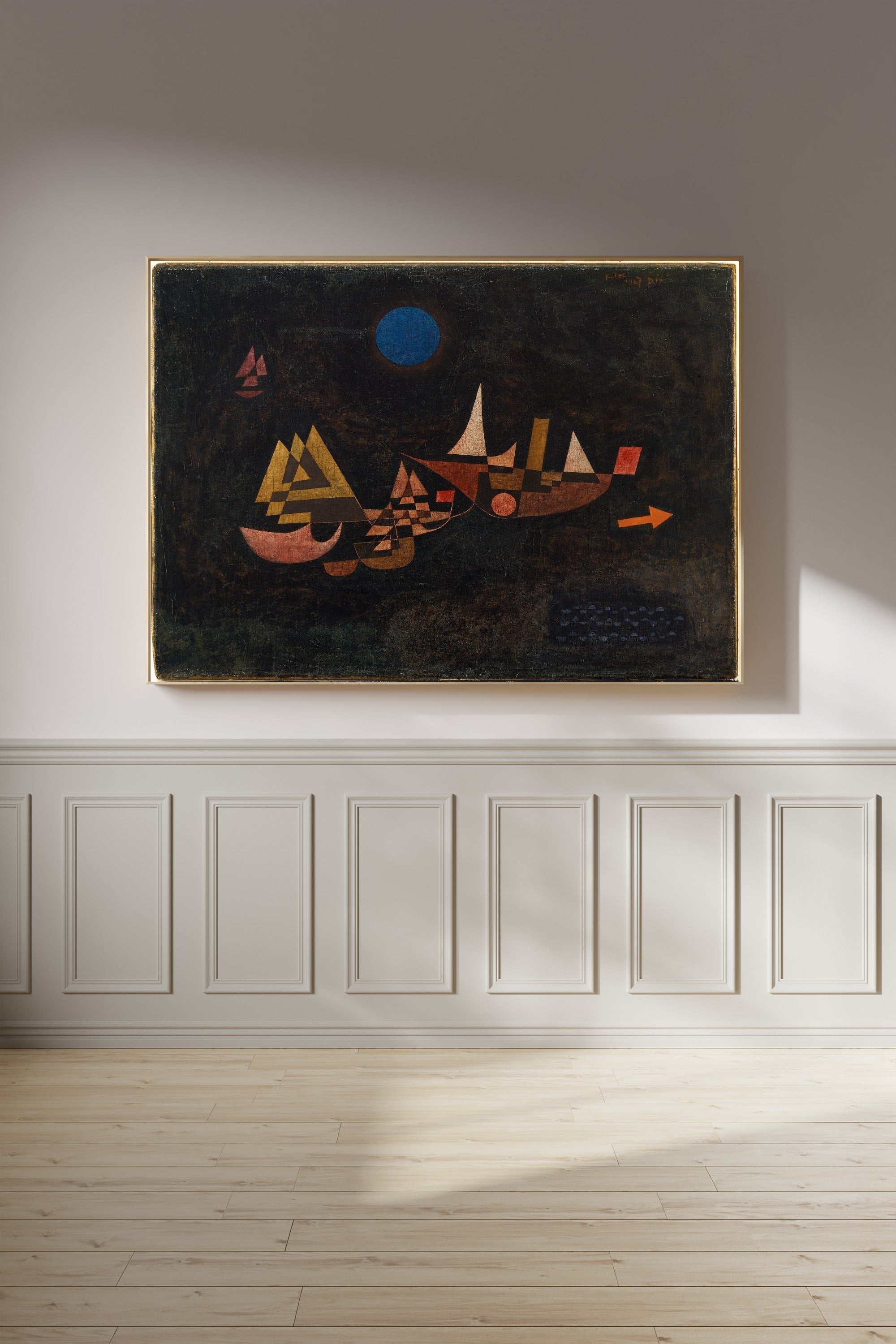 Paul Klee — Departure of the Ships (Abfahrt der Schiffe) | Bauhaus Fine Art Print - 9ArtPrints