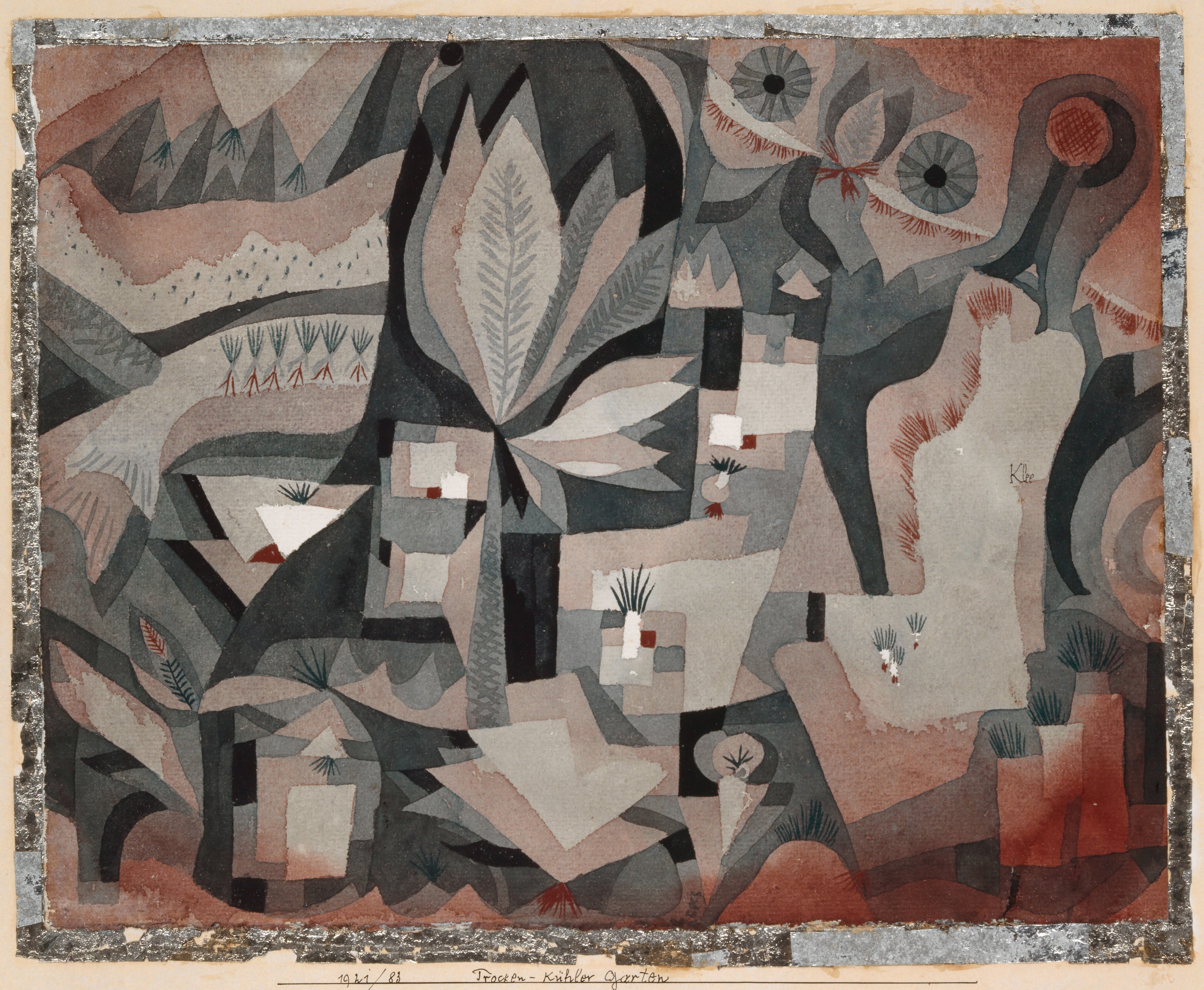 Paul Klee — Dry-Cool Garden (Trocken-Kühler Garten) | Bauhaus Fine Art Print - 9ArtPrints