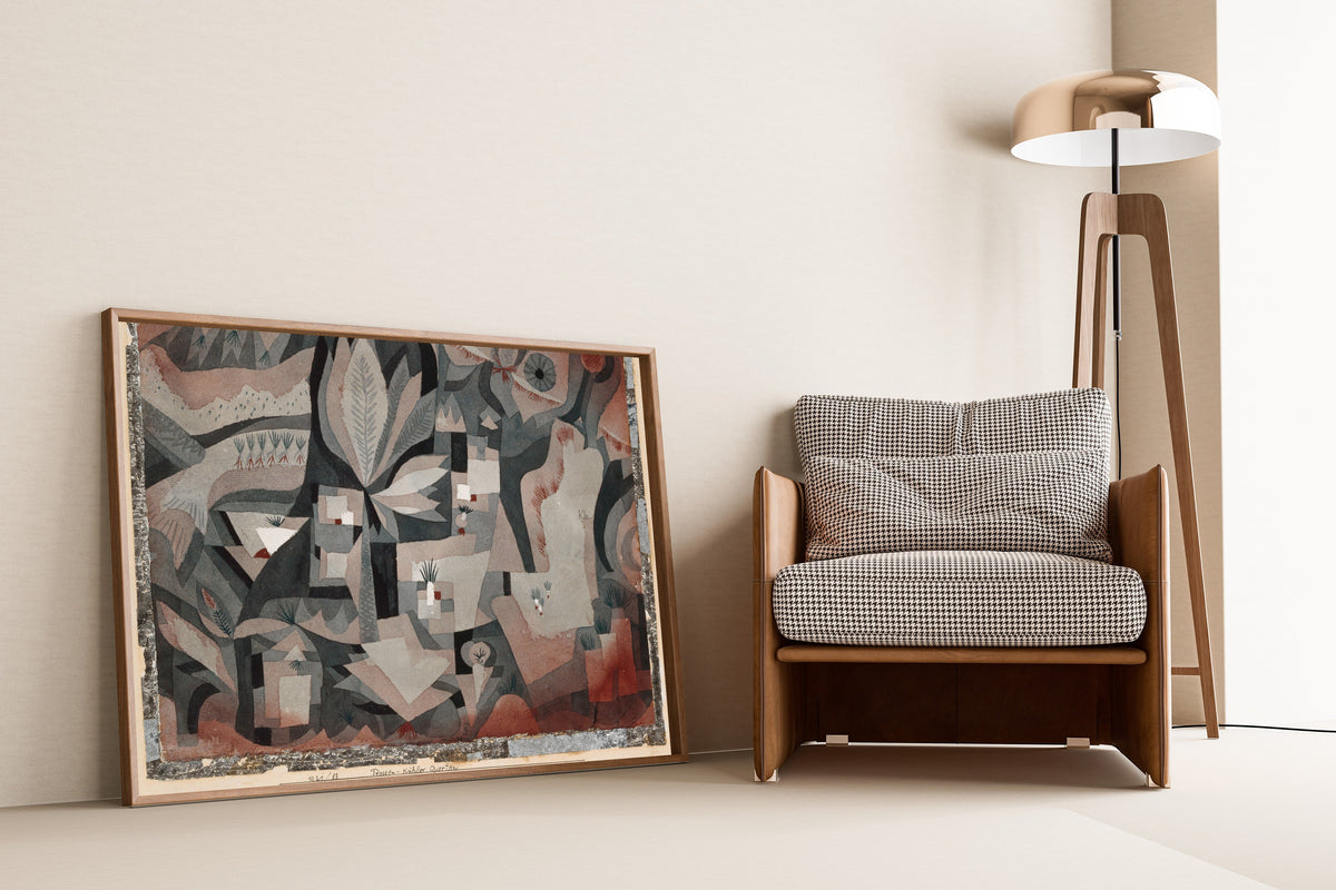 Paul Klee — Dry-Cool Garden (Trocken-Kühler Garten) | Bauhaus Fine Art Print - 9ArtPrints