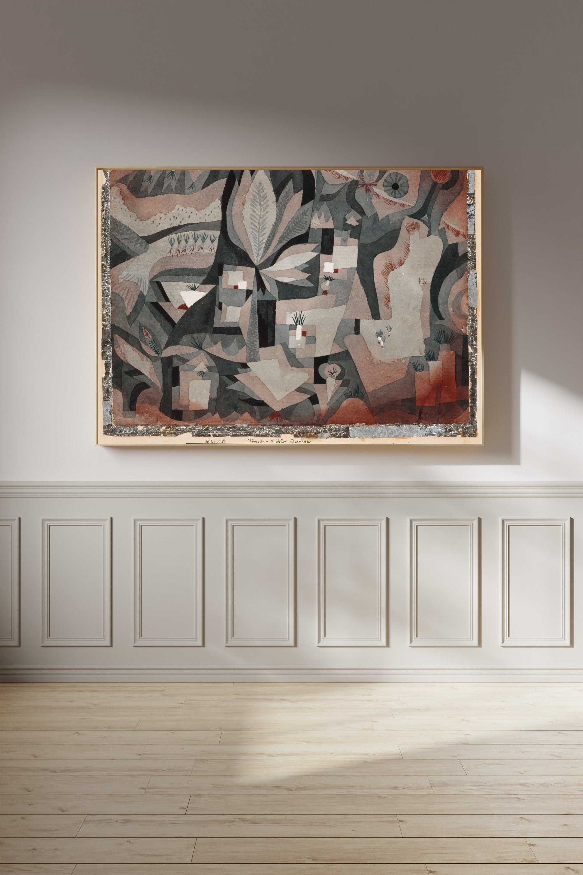 Paul Klee — Dry-Cool Garden (Trocken-Kühler Garten) | Bauhaus Fine Art Print - 9ArtPrints