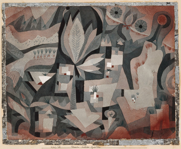 Paul Klee — Dry-Cool Garden (Trocken-Kühler Garten) | Bauhaus Fine Art Print