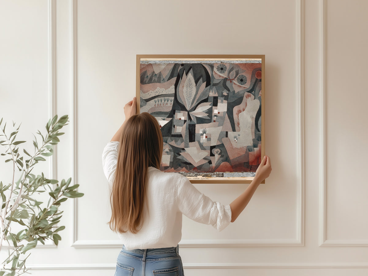 Paul Klee — Dry-Cool Garden (Trocken-Kühler Garten) | Bauhaus Fine Art Print - 9ArtPrints