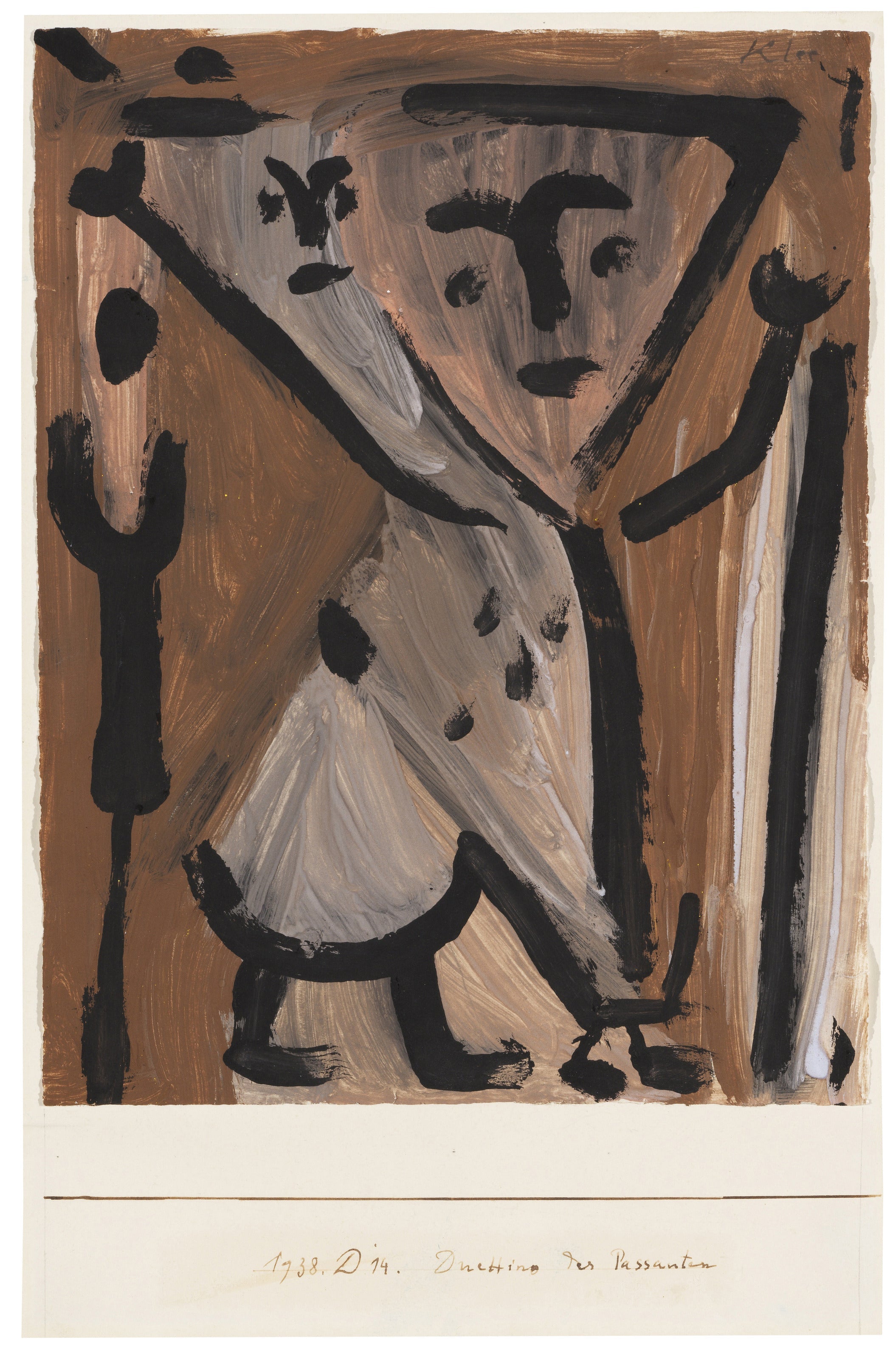 Paul Klee — Duettino der Passanten | Bauhaus Fine Art Print - 9ArtPrints