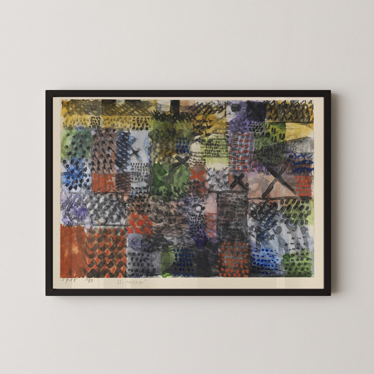 Paul Klee — Embroidery (Stickerei) | Bauhaus Fine Art Print - 9ArtPrints