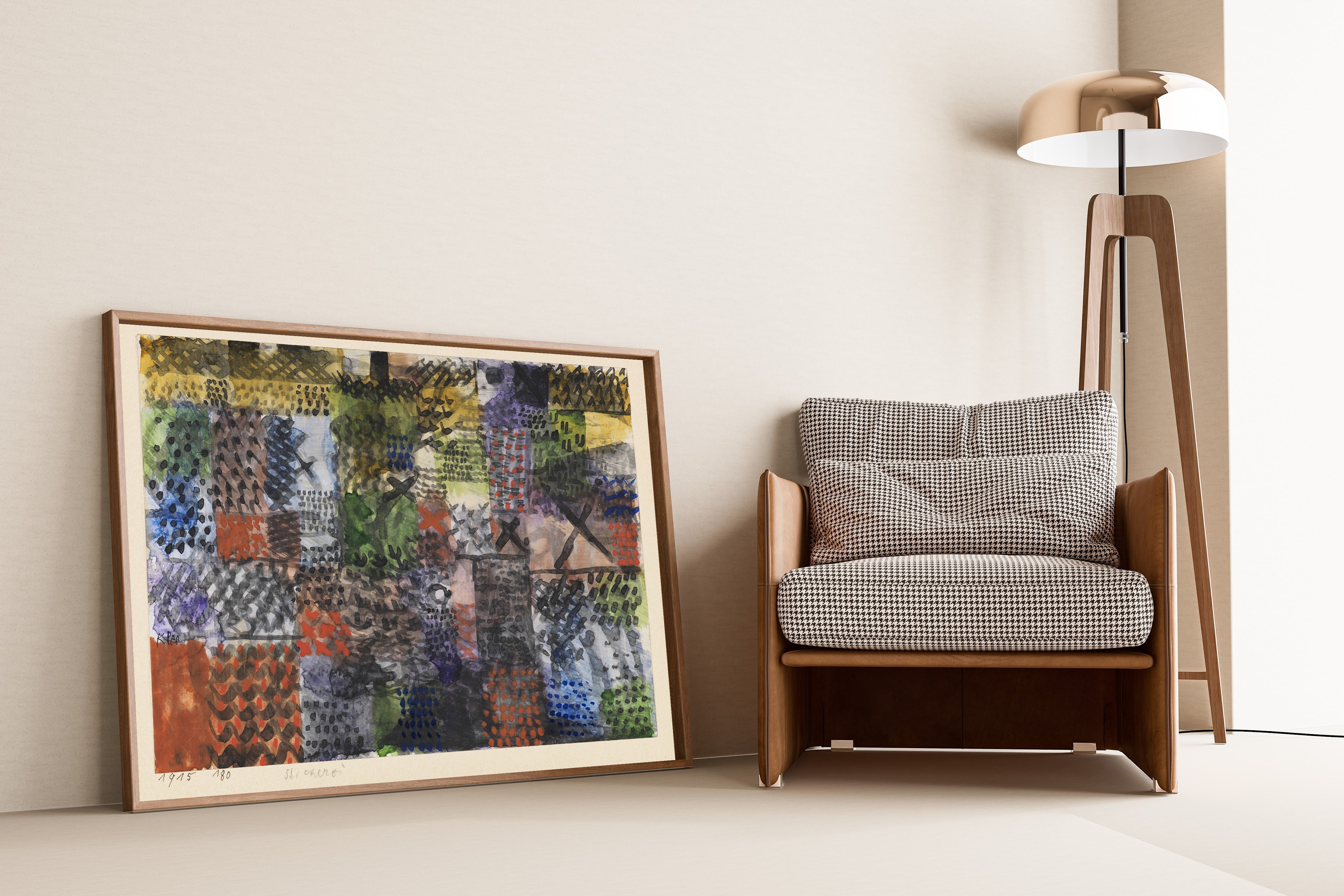 Paul Klee — Embroidery (Stickerei) | Bauhaus Fine Art Print - 9ArtPrints