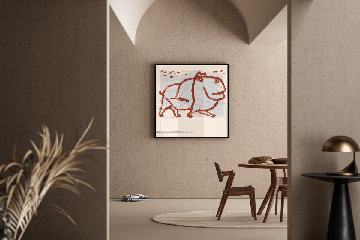 Paul Klee — Enterprising Animal (Unternehmendes Tier) | Bauhaus Fine Art Print - 9ArtPrints