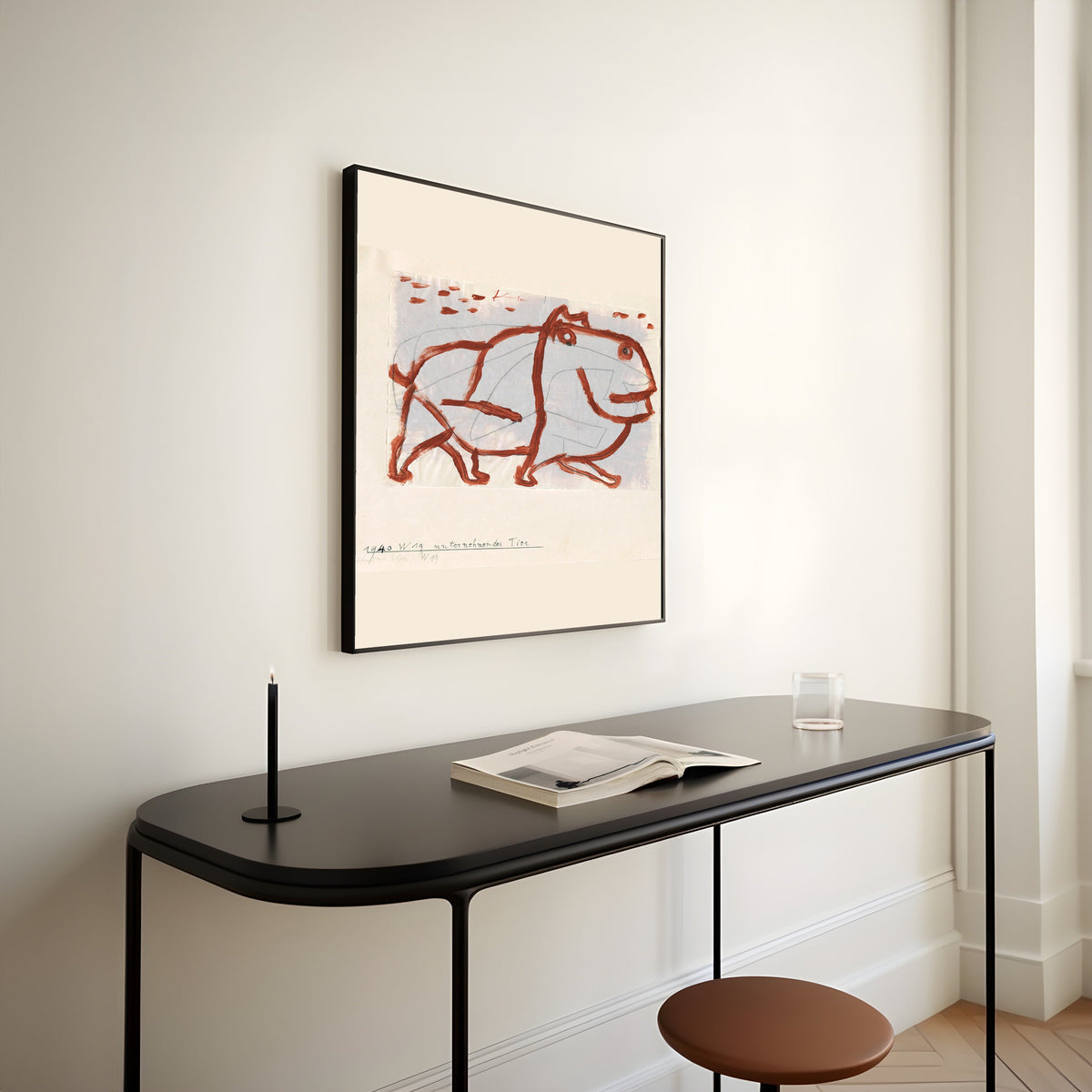 Paul Klee — Enterprising Animal (Unternehmendes Tier) | Bauhaus Fine Art Print - 9ArtPrints