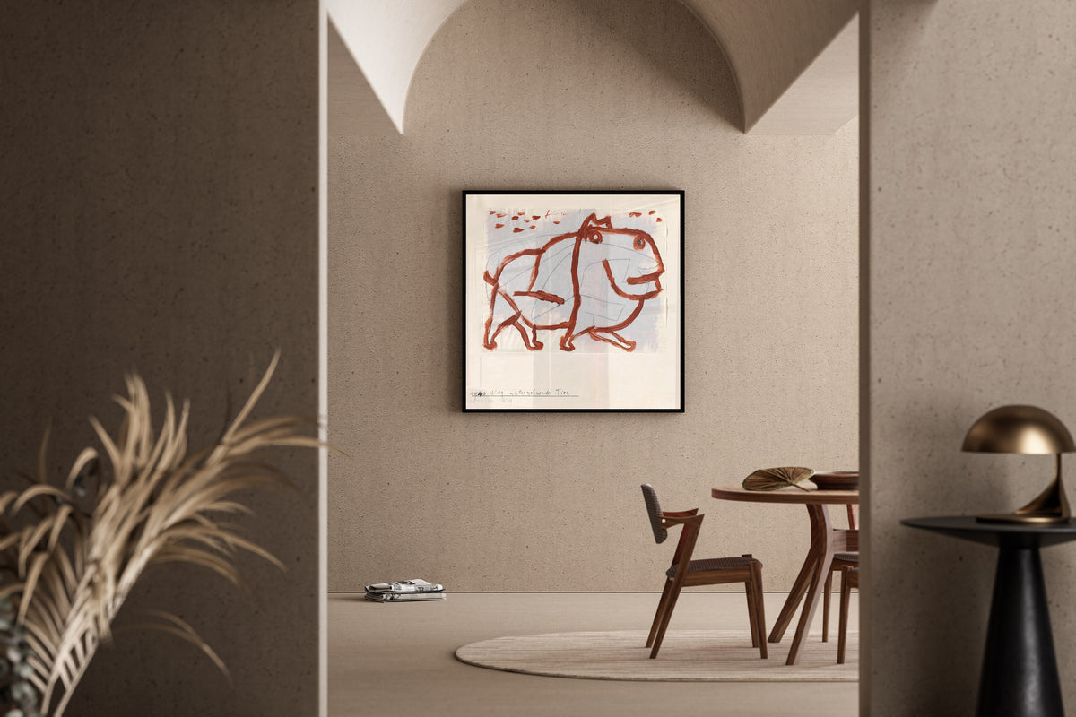 Paul Klee — Enterprising Animal (Unternehmendes Tier) | Bauhaus Fine Art Print - 9ArtPrints