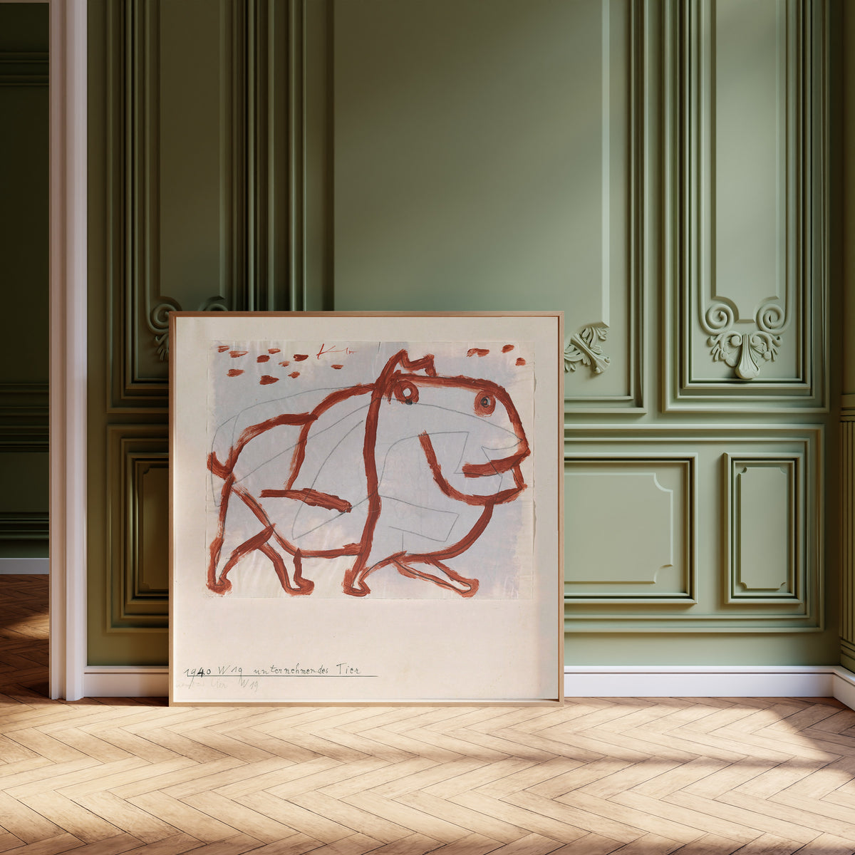 Paul Klee — Enterprising Animal (Unternehmendes Tier) | Bauhaus Fine Art Print - 9ArtPrints