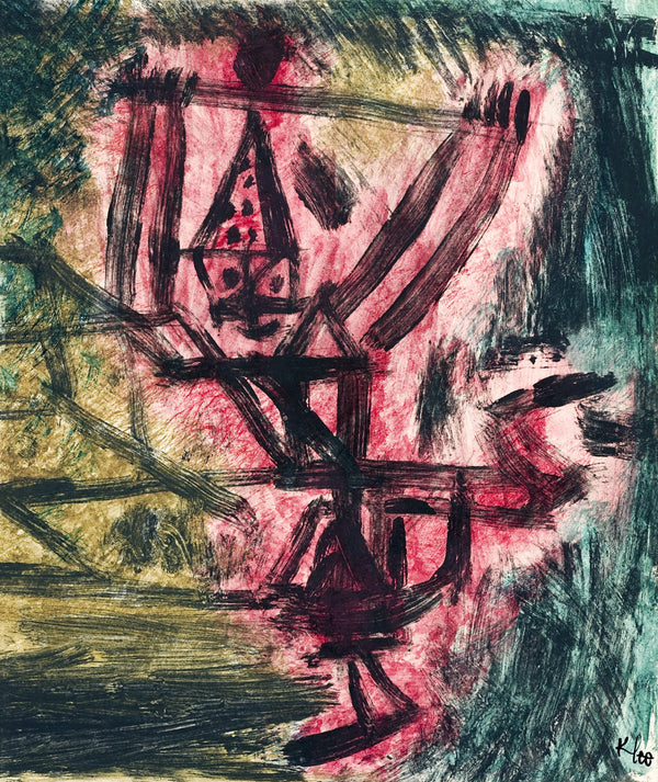 Paul Klee — Fire Clown | Bauhaus Fine Art Print