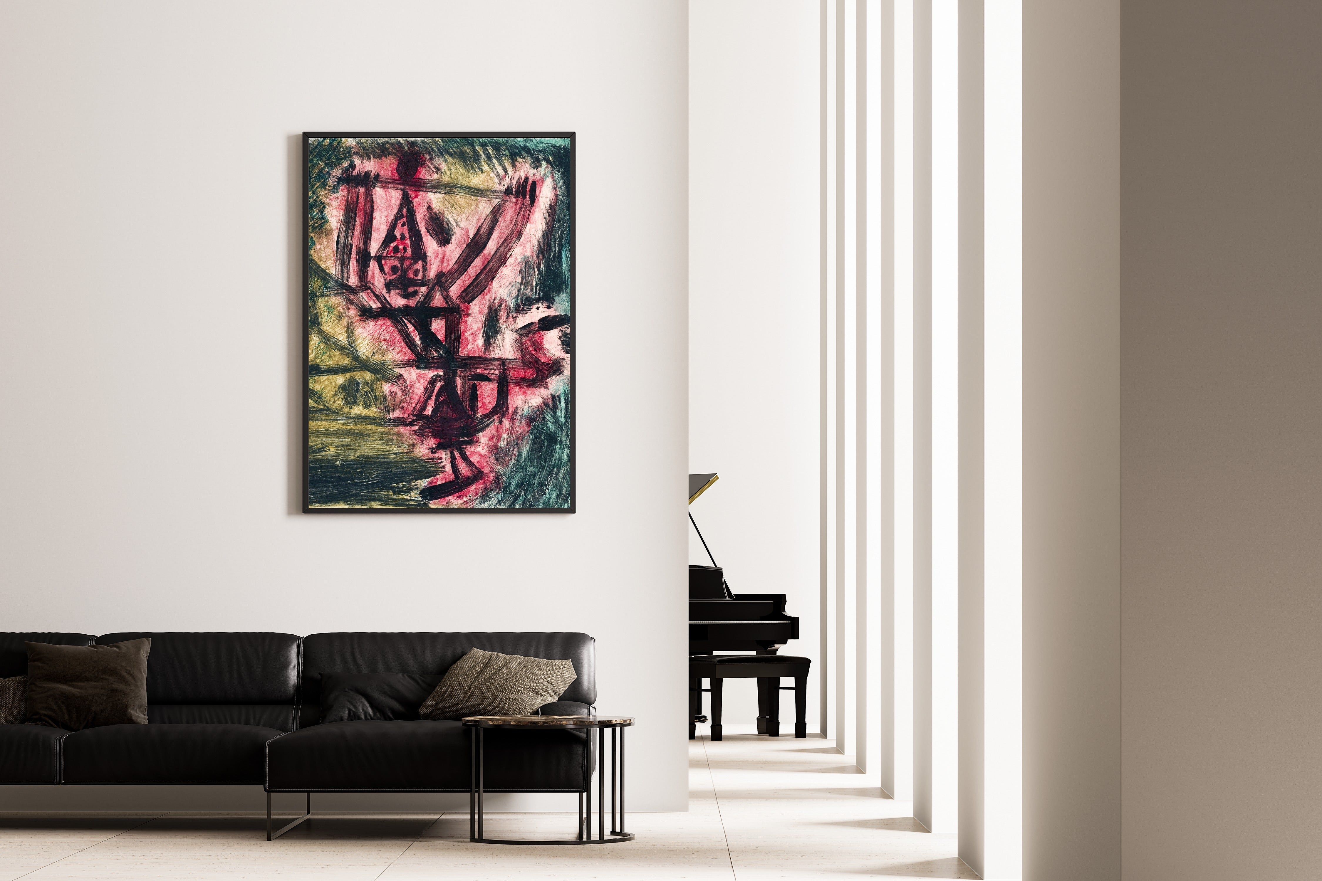 Paul Klee — Fire Clown | Bauhaus Fine Art Print - 9ArtPrints