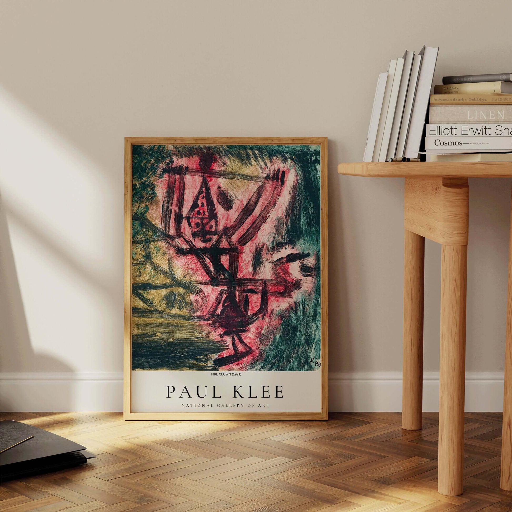 Paul Klee - Fire Clown | Modern Art Exhibition Poster (available framed or unframed) - 9ArtPrints