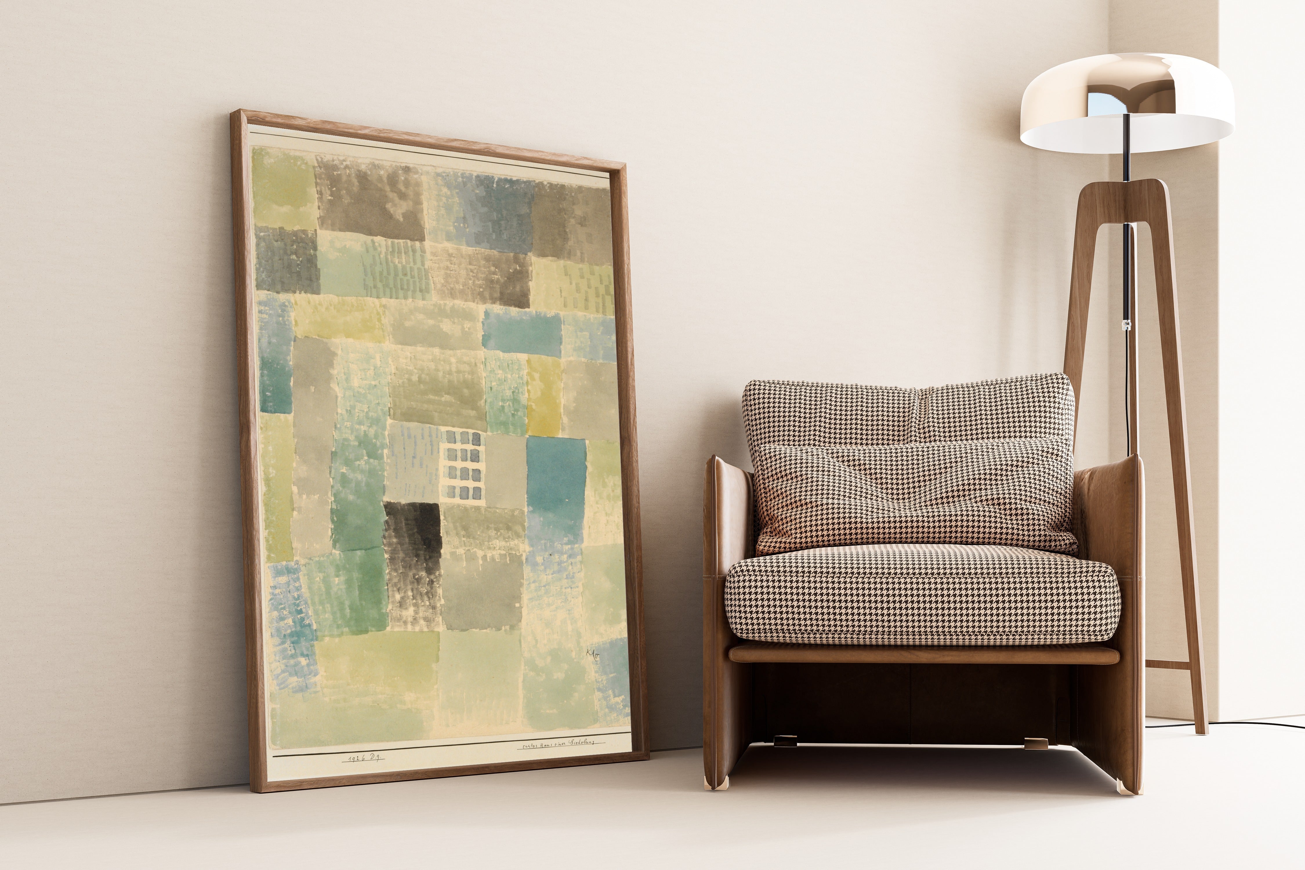 Paul Klee — First House of a Settlement | Bauhaus Fine Art Print - 9ArtPrints
