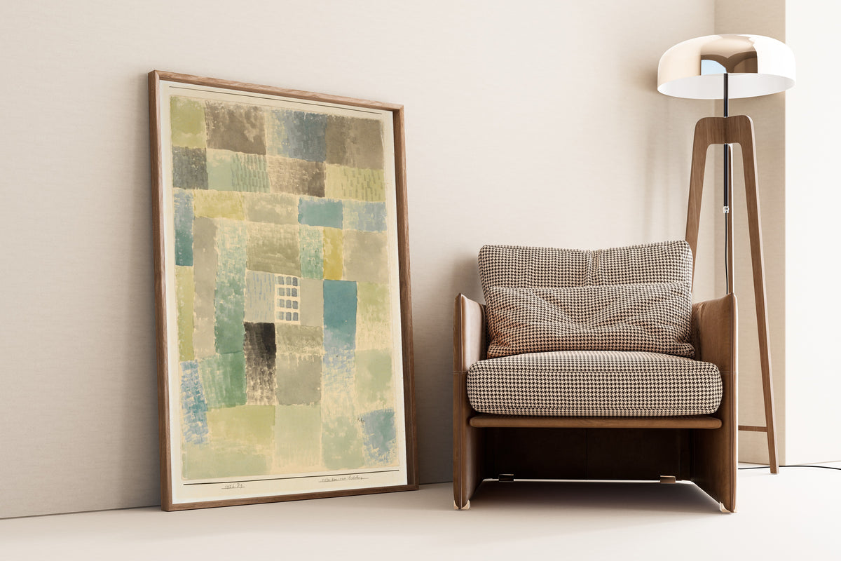 Paul Klee — First House of a Settlement | Bauhaus Fine Art Print - 9ArtPrints