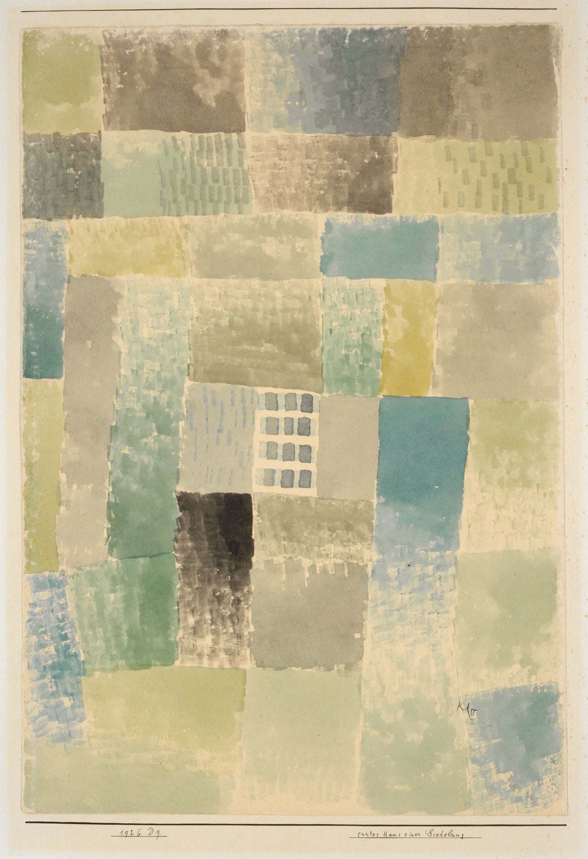 Paul Klee — First House of a Settlement | Bauhaus Fine Art Print - 9ArtPrints