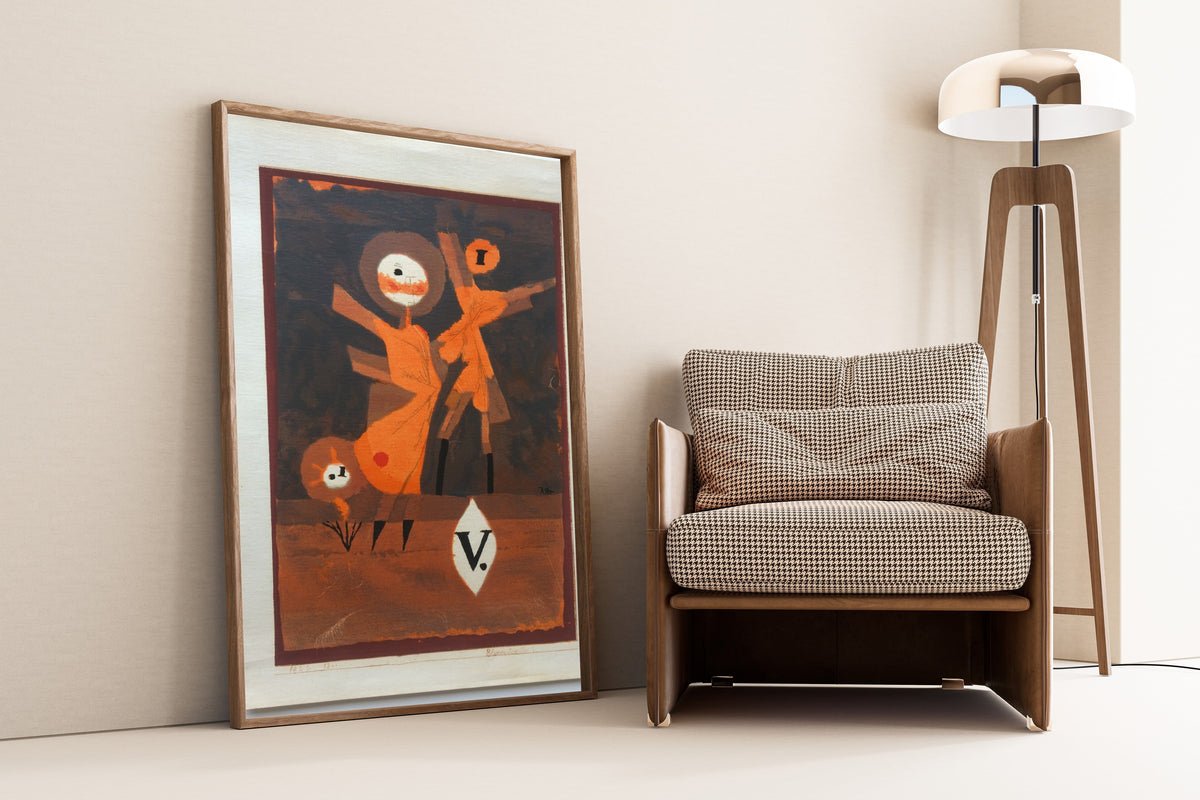 Paul Klee — Flower Family V (Blumenfamilie V) | Bauhaus Fine Art Print - 9ArtPrints