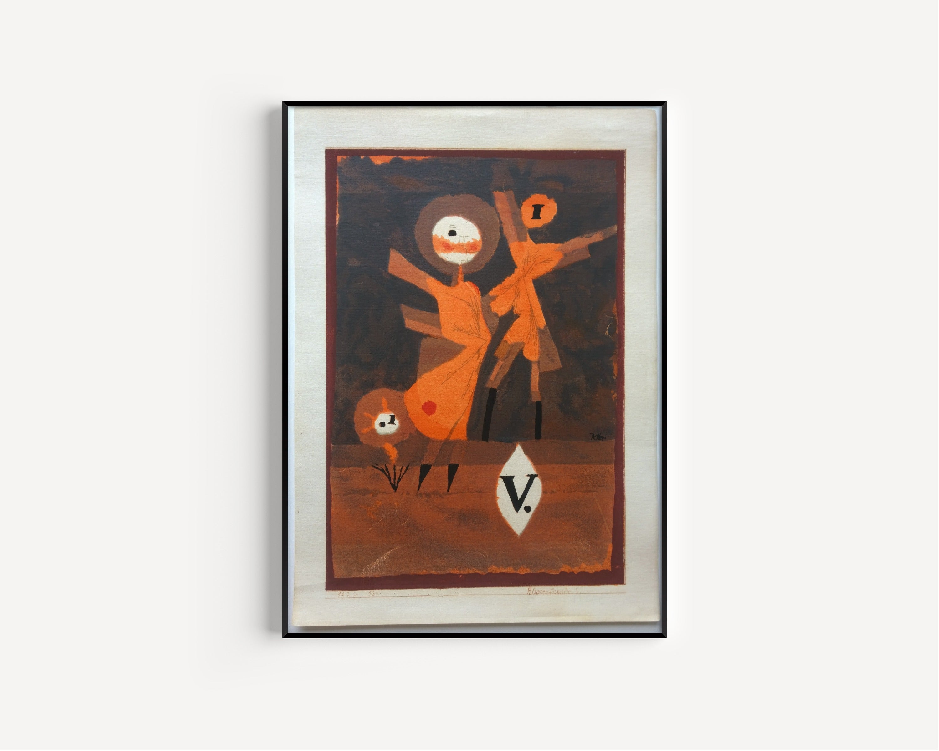 Paul Klee — Flower Family V (Blumenfamilie V) | Bauhaus Fine Art Print - 9ArtPrints