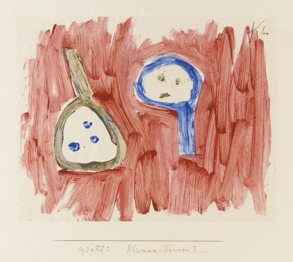 Paul Klee — Flower Pans I (Blumen-Pfannen I) | Bauhaus Fine Art Print