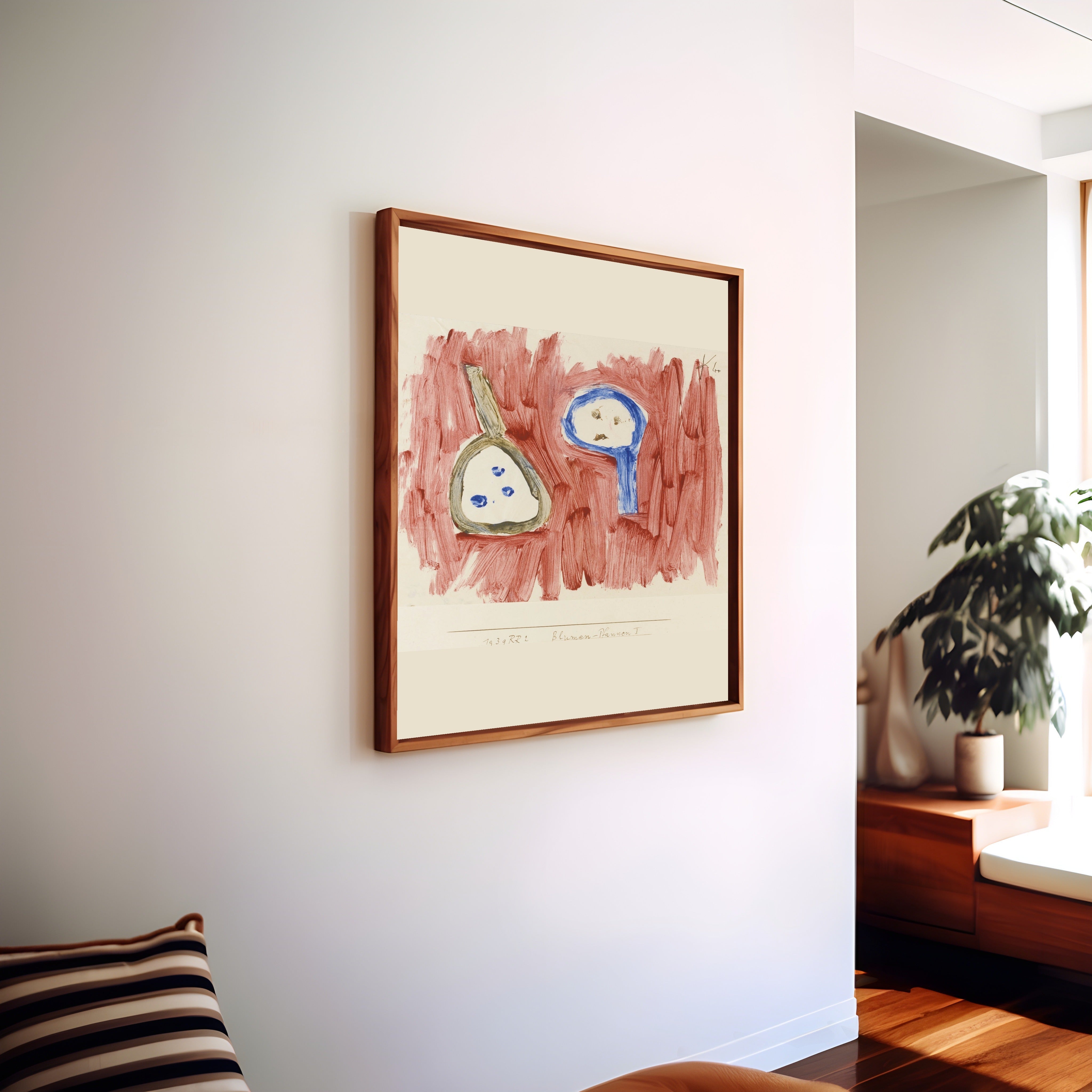 Paul Klee — Flower Pans I (Blumen-Pfannen I) | Bauhaus Fine Art Print - 9ArtPrints
