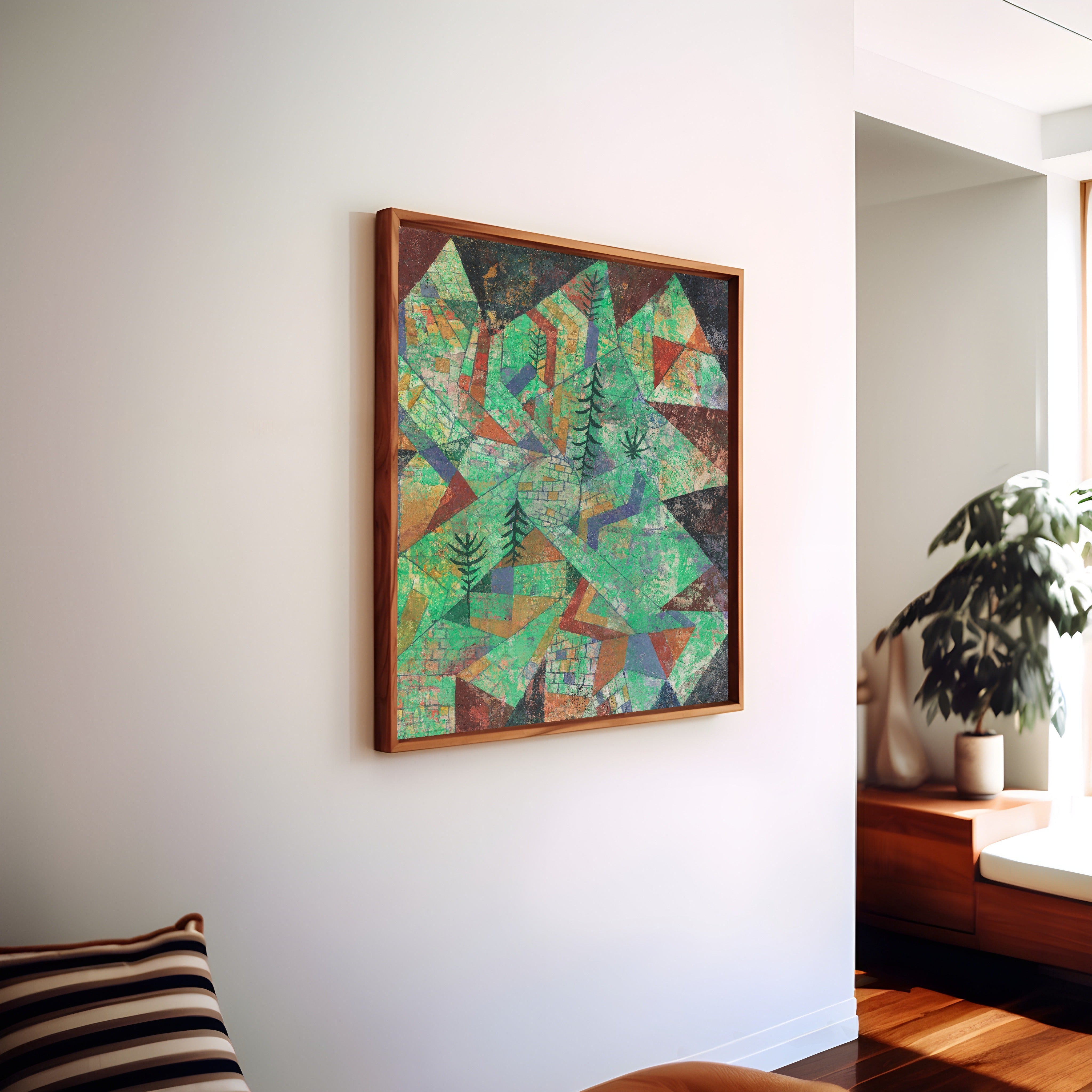 Paul Klee — Forest Construction (Waldbau) | Bauhaus Fine Art Print - 9ArtPrints