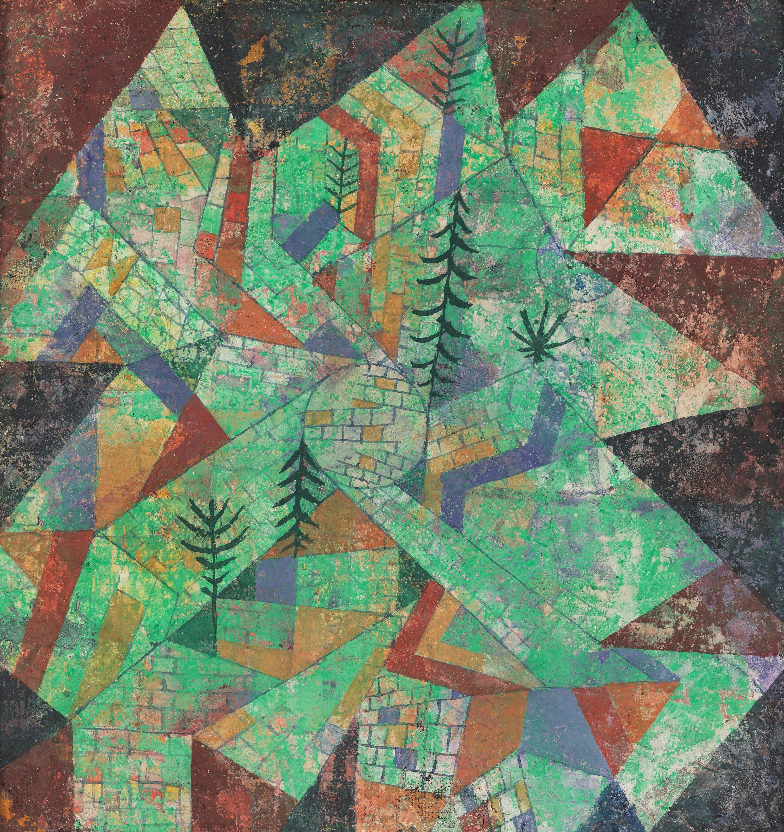 Paul Klee — Forest Construction (Waldbau) | Bauhaus Fine Art Print - 9ArtPrints