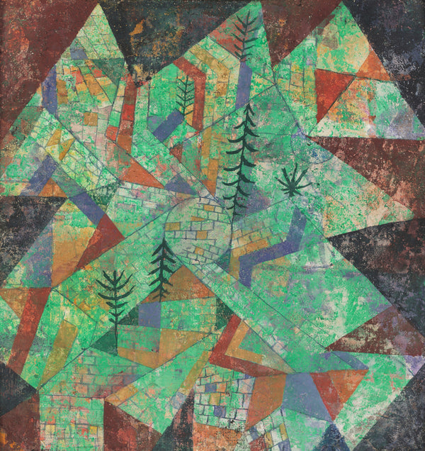 Paul Klee — Forest Construction (Waldbau) | Bauhaus Fine Art Print