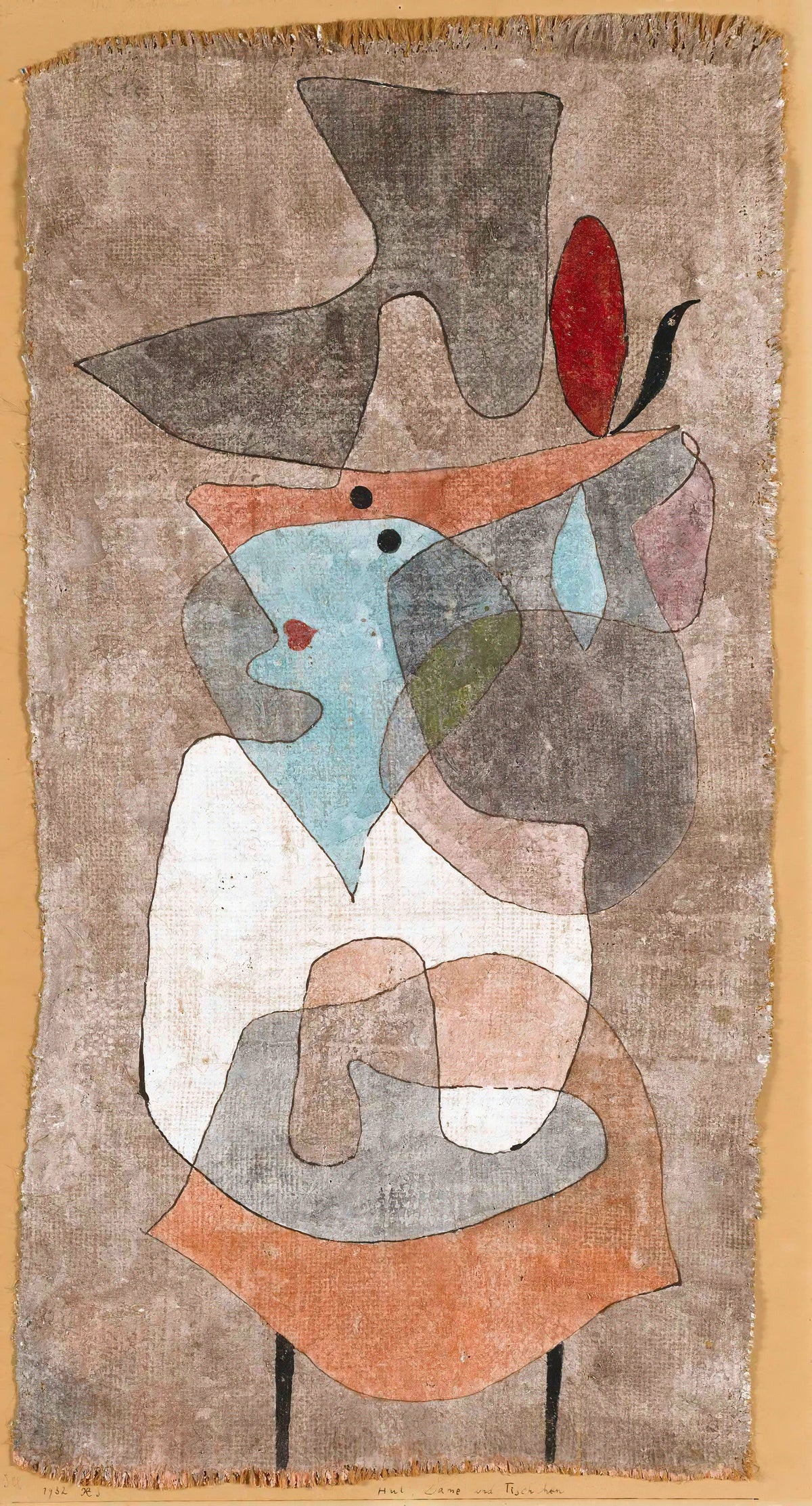 Paul Klee — Hat Lady and Little Table | Bauhaus Fine Art Print - 9ArtPrints