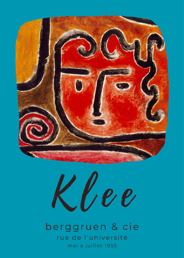 Paul Klee — Hot Blooded Girl | Bauhaus Expressionist Print