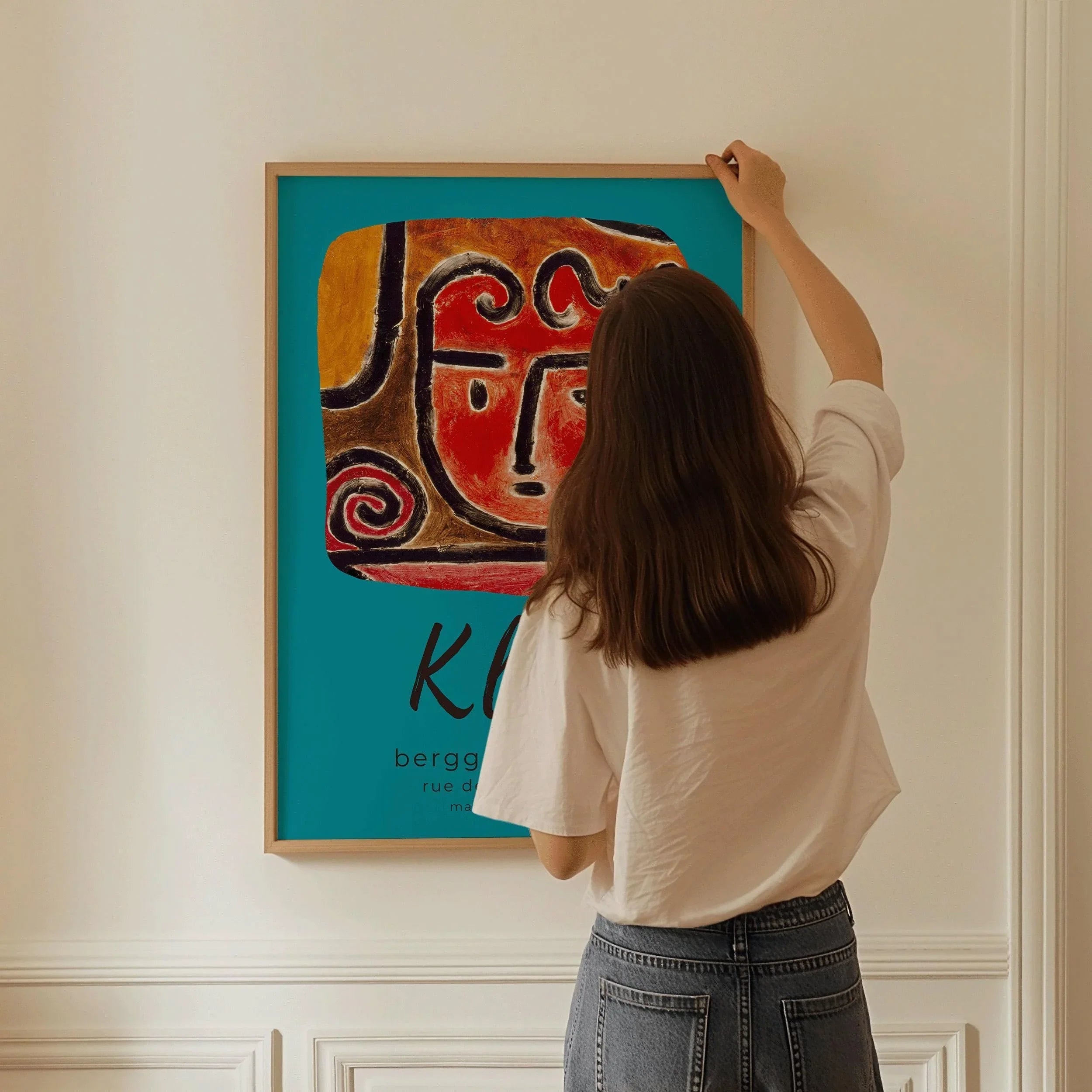 Paul Klee 'Hot Blooded Girl' Exhibition Giclee Print - 9ArtPrints