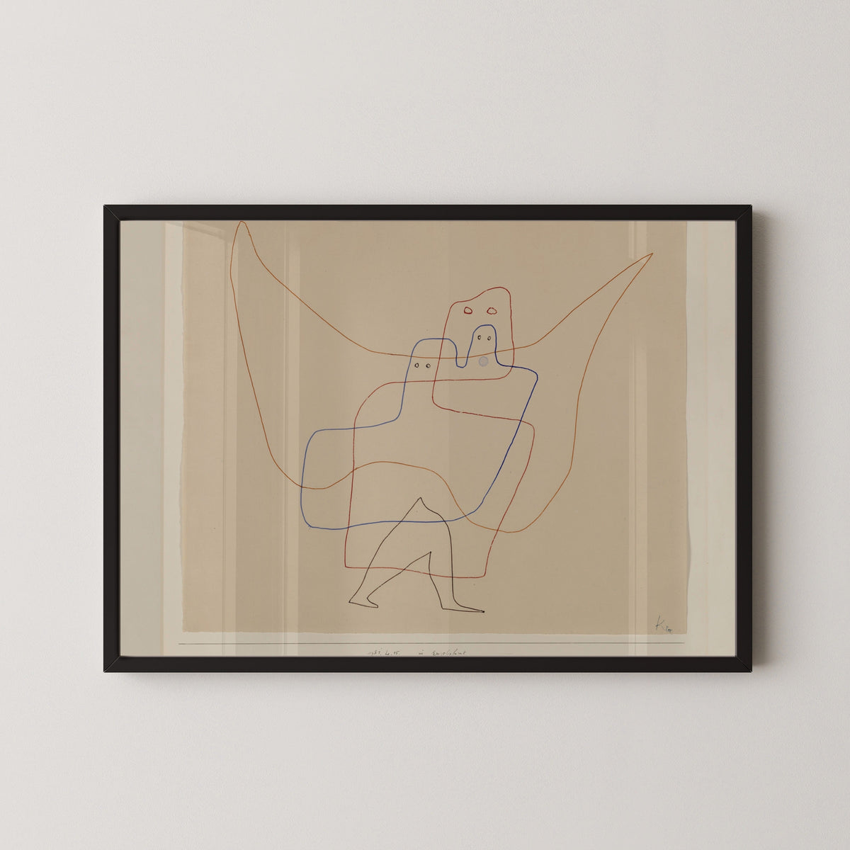 Paul Klee — In Angels' Care (im Engelshut) | Bauhaus Fine Art Print - 9ArtPrints
