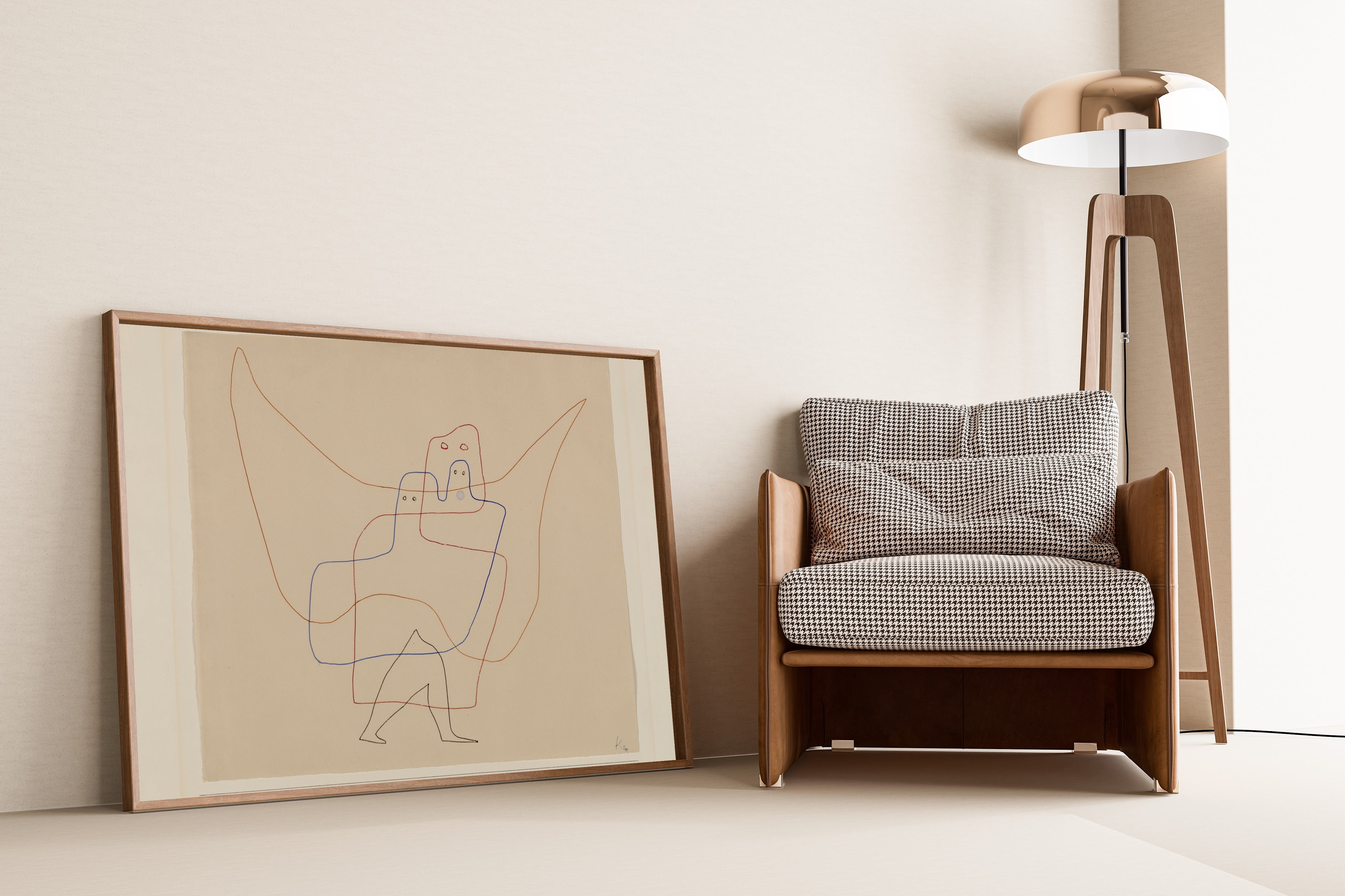 Paul Klee — In Angels' Care (im Engelshut) | Bauhaus Fine Art Print - 9ArtPrints