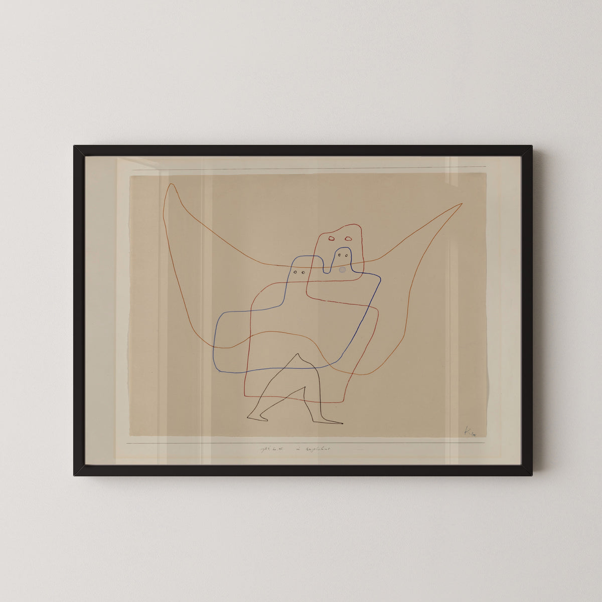 Paul Klee — In Angels' Care (im Engelshut) | Bauhaus Fine Art Print - 9ArtPrints