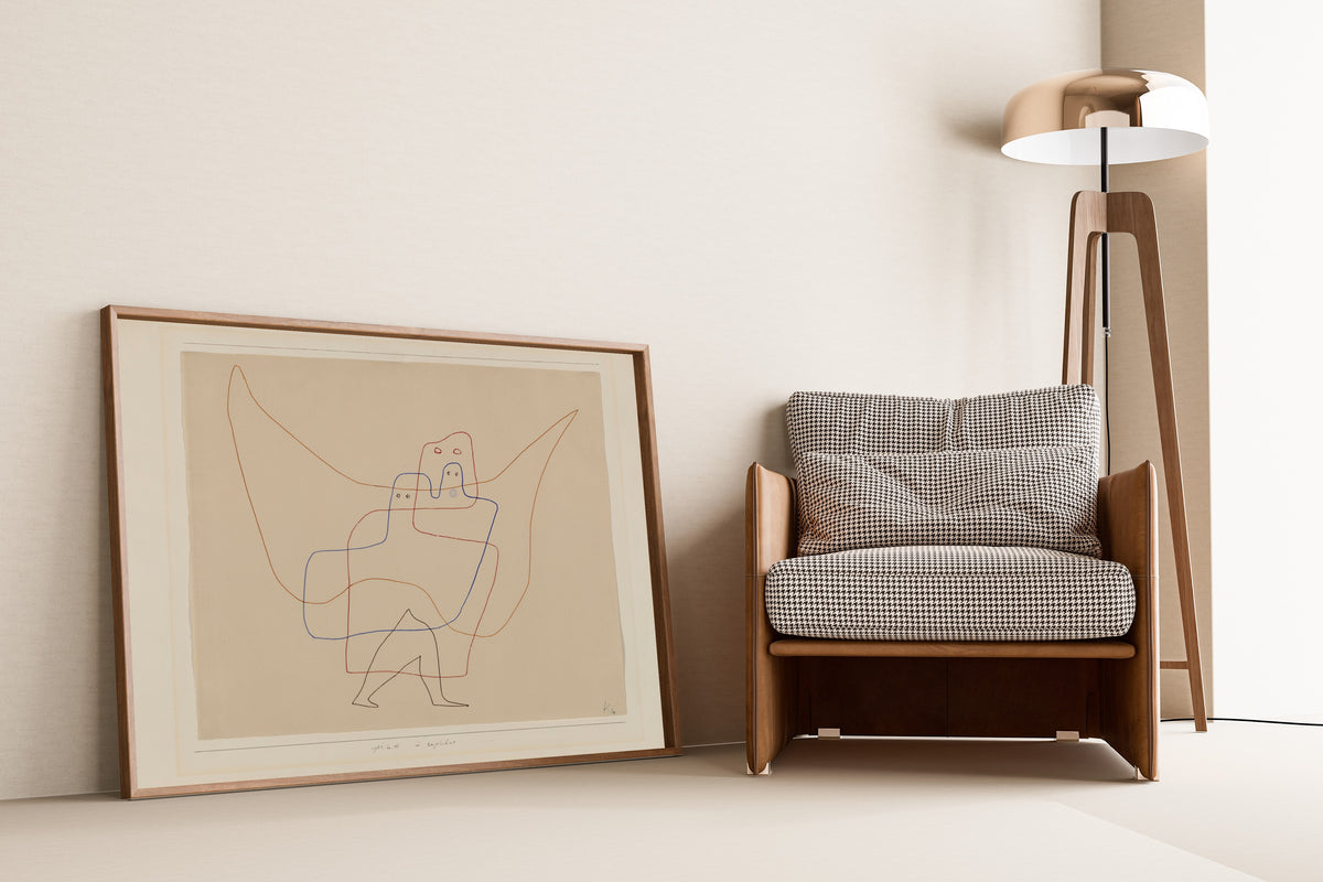 Paul Klee — In Angels' Care (im Engelshut) | Bauhaus Fine Art Print - 9ArtPrints