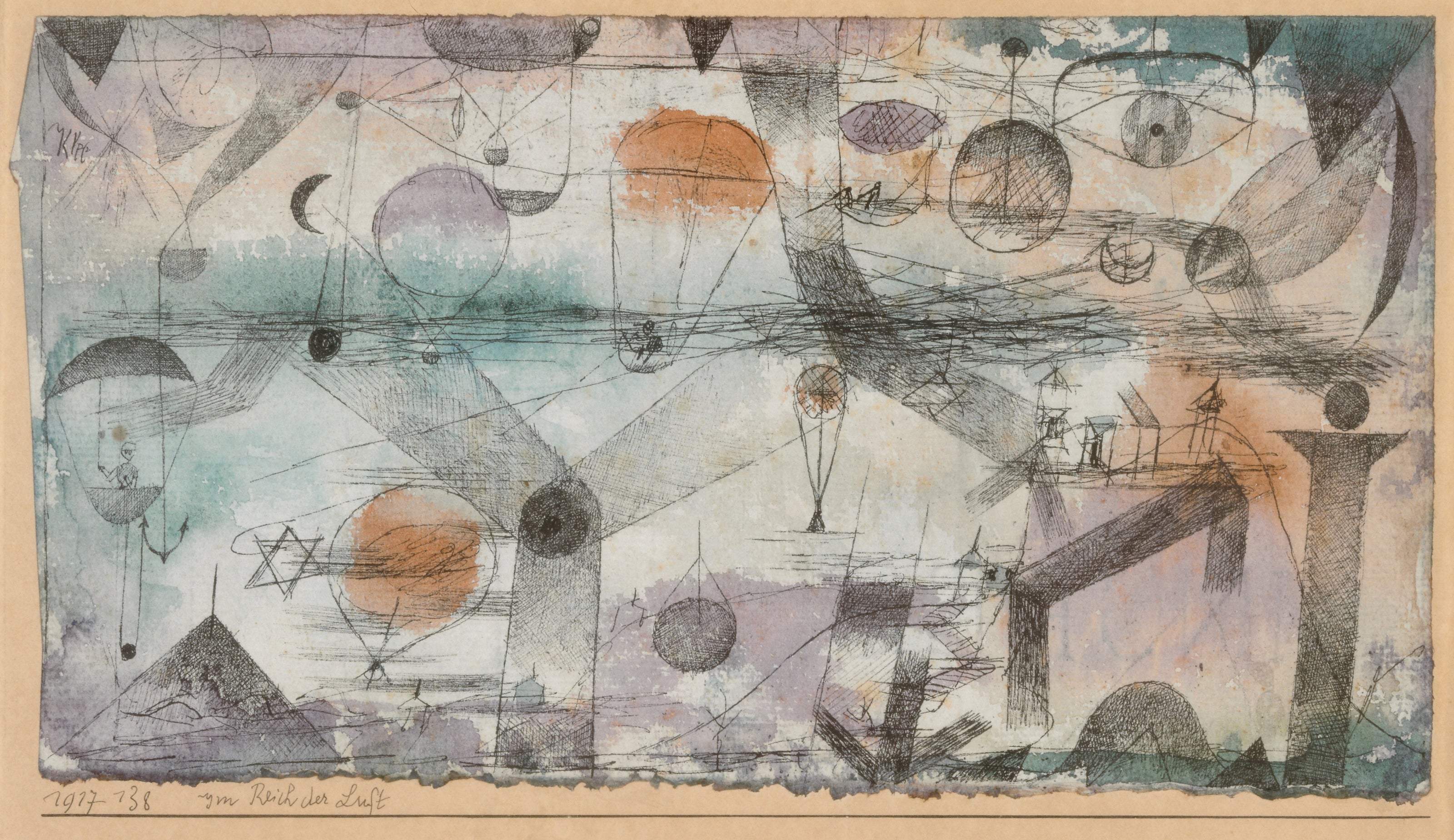 Paul Klee — In the Realm of Air (Im Reich der Luft) | Bauhaus Fine Art Print - 9ArtPrints