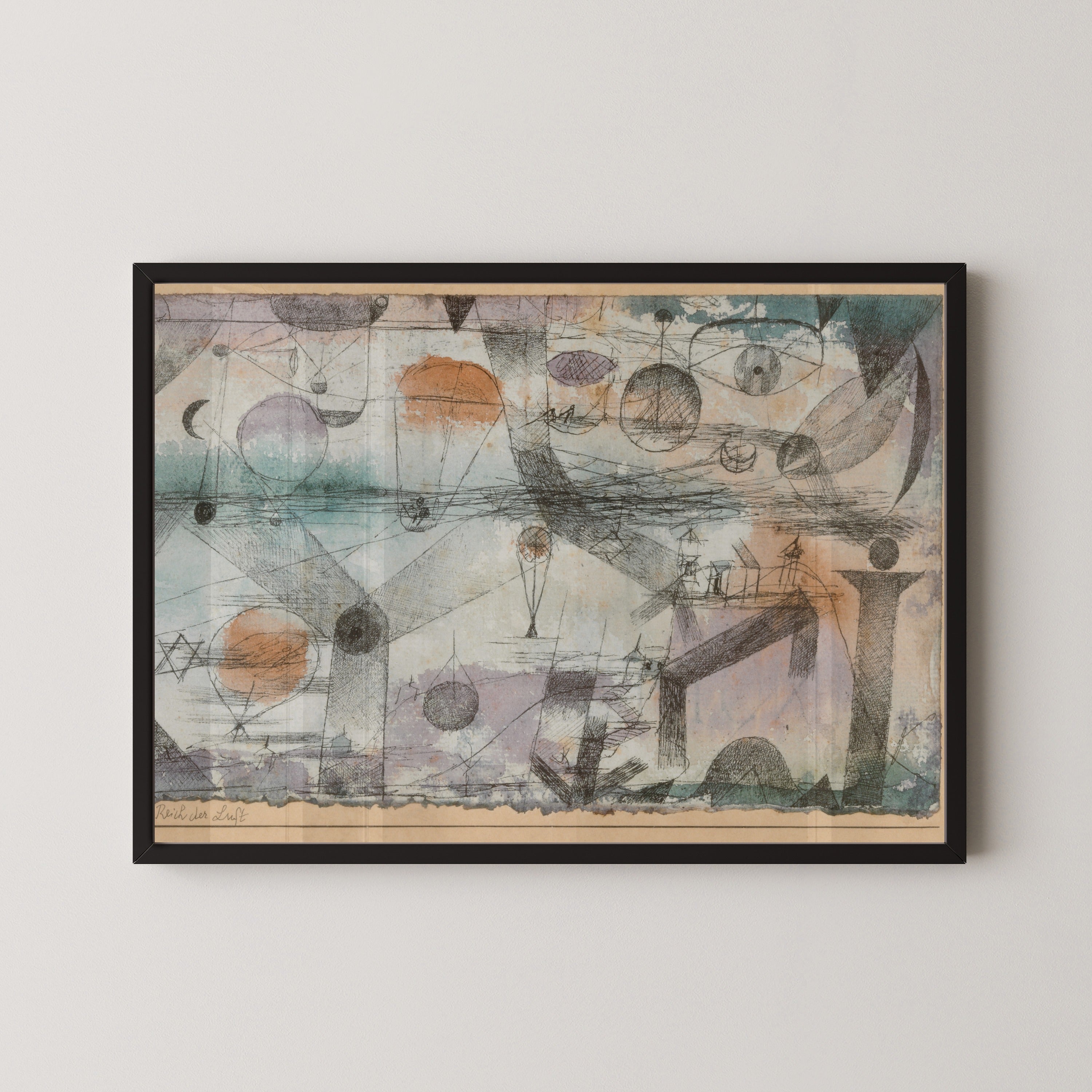 Paul Klee — In the Realm of Air (Im Reich der Luft) | Bauhaus Fine Art Print - 9ArtPrints
