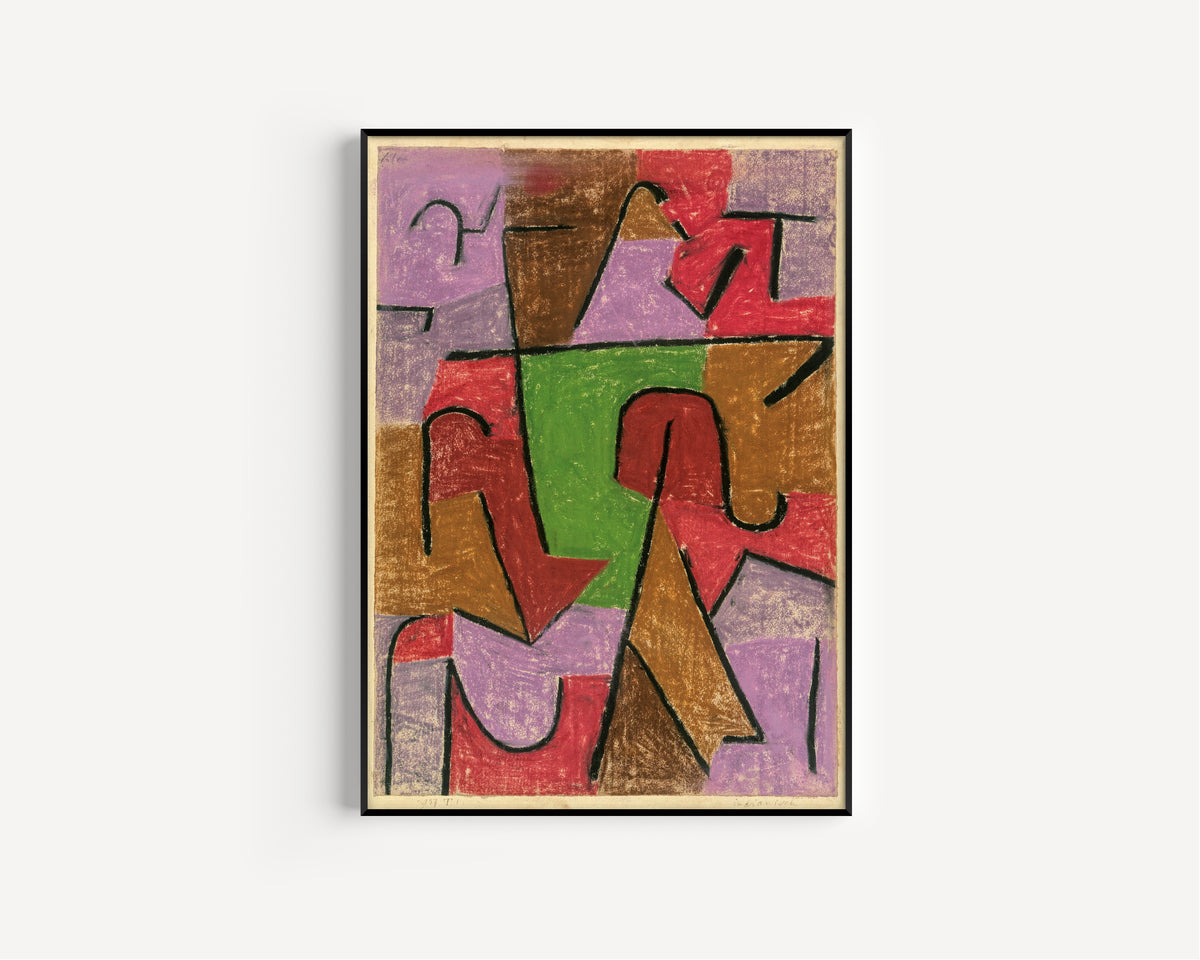 Paul Klee — Indianisch | Bauhaus Fine Art Print - 9ArtPrints