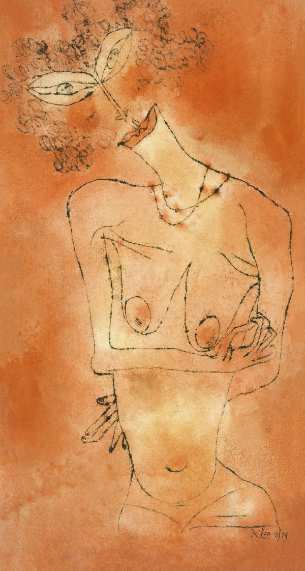 Paul Klee — Lady Inclining Her Head | Bauhaus Fine Art Print