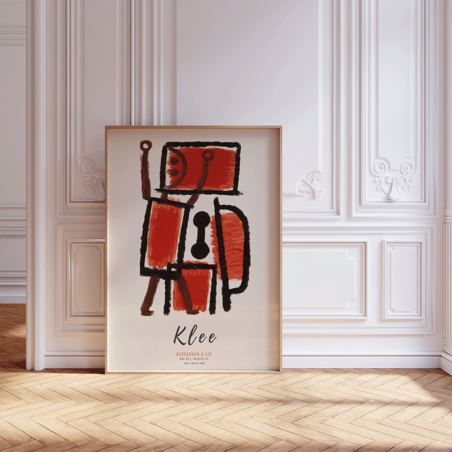 Paul Klee - Locksmith | Modern Art Exhibition Poster (available framed or unframed) - 9ArtPrints