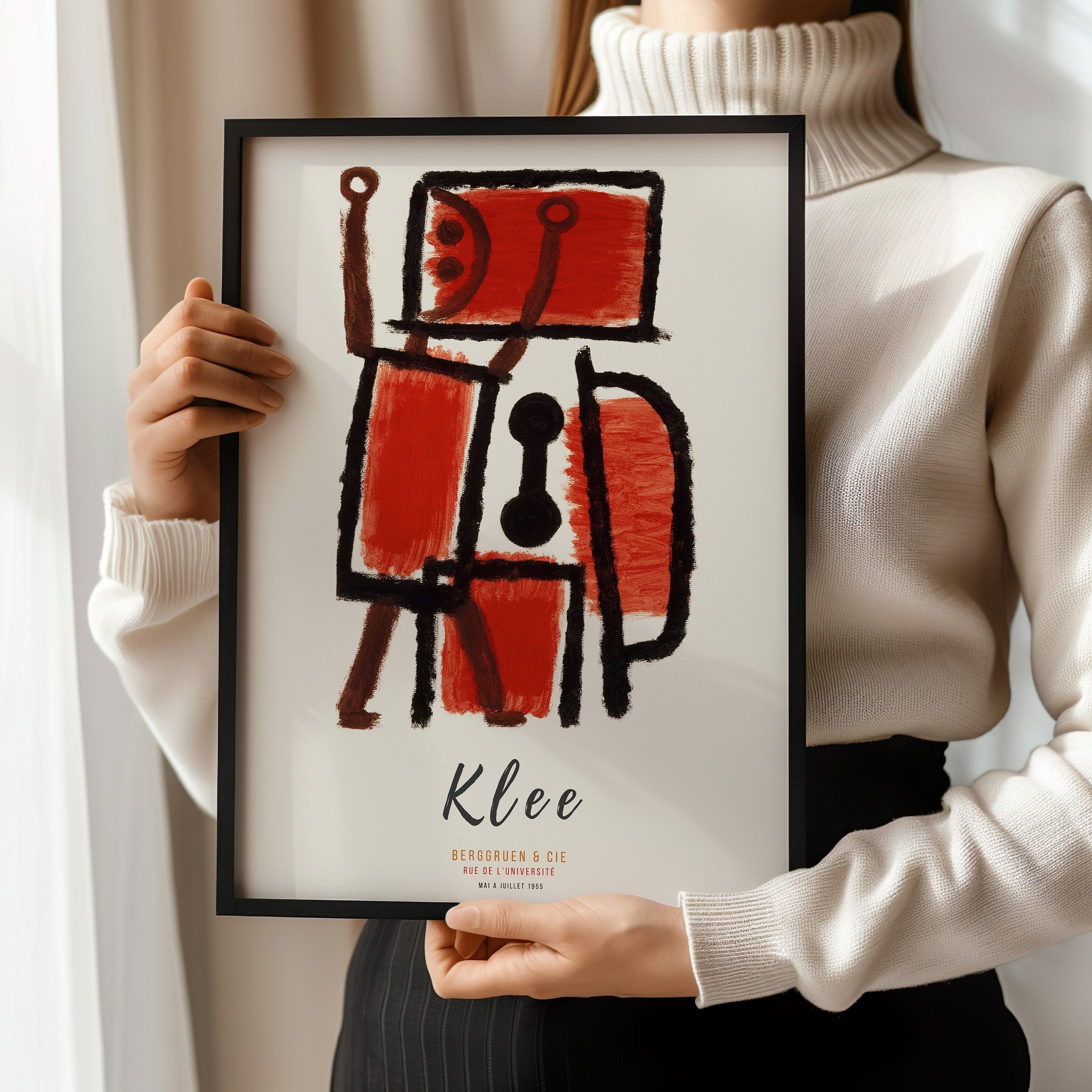 Paul Klee - Locksmith | Modern Art Exhibition Poster (available framed or unframed) - 9ArtPrints