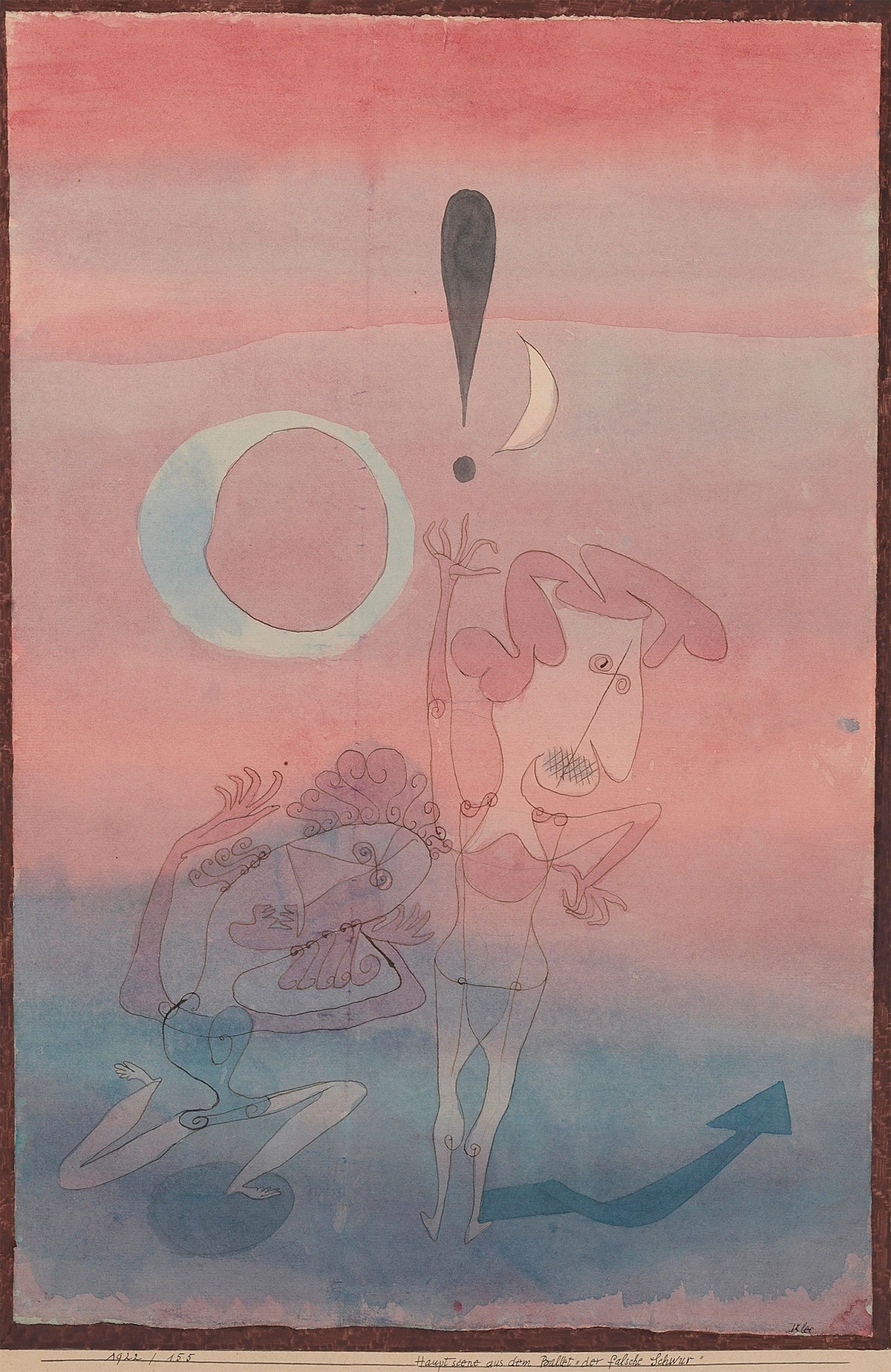 Paul Klee — Main Scene from the Ballet The False Oath | Bauhaus Fine Art Print - 9ArtPrints
