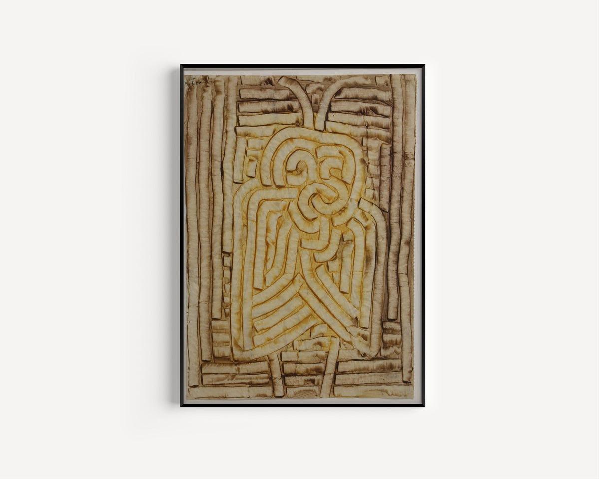 Paul Klee — Mask Moth (Maske Motte) | Bauhaus Fine Art Print - 9ArtPrints