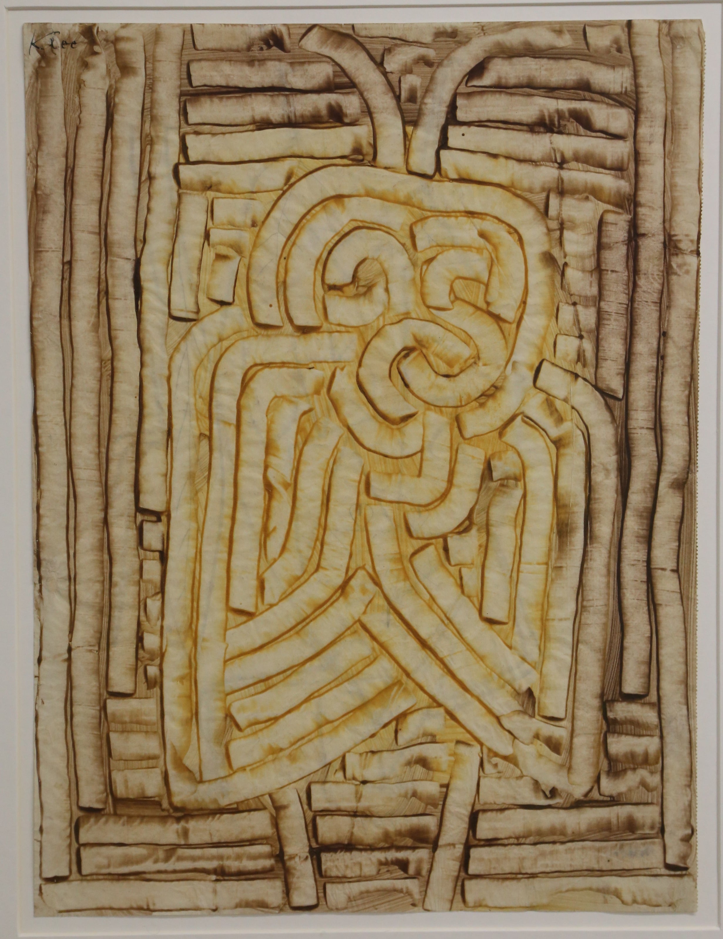 Paul Klee — Mask Moth (Maske Motte) | Bauhaus Fine Art Print - 9ArtPrints