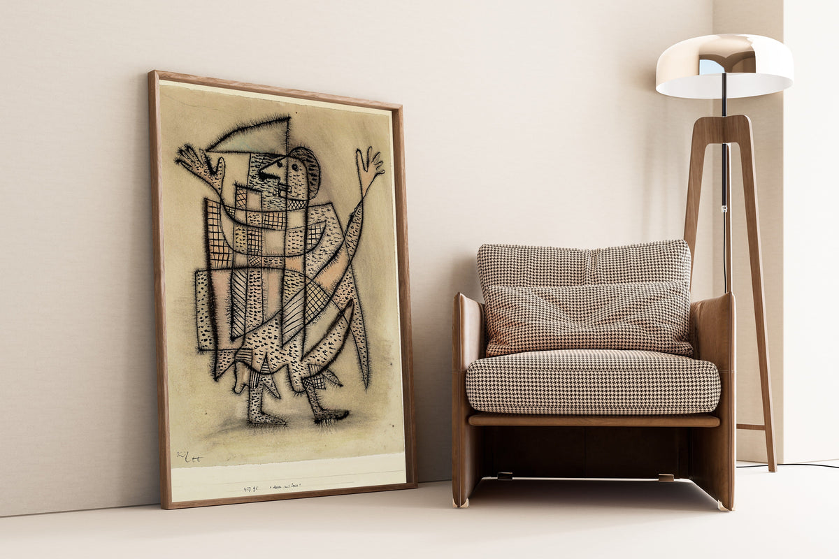 Paul Klee — Mask with Scythe | Bauhaus Fine Art Print - 9ArtPrints