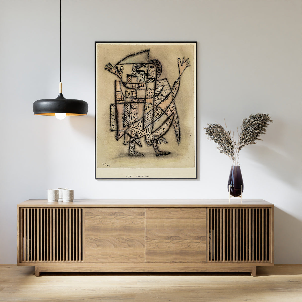 Paul Klee — Mask with Scythe | Bauhaus Fine Art Print - 9ArtPrints