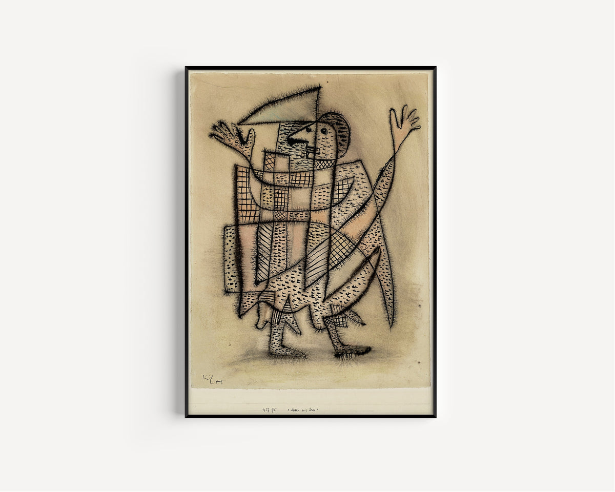 Paul Klee — Mask with Scythe | Bauhaus Fine Art Print - 9ArtPrints