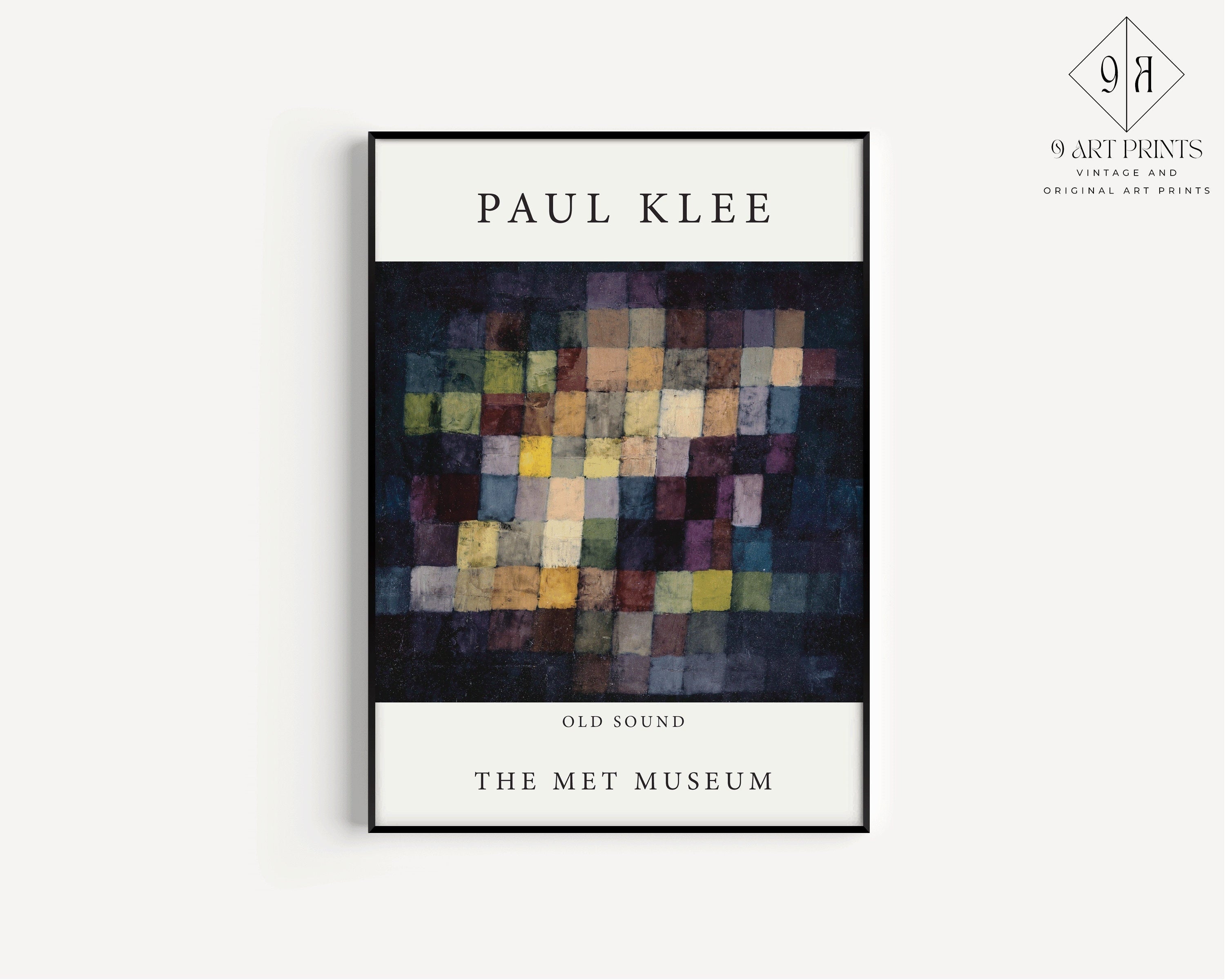 Paul Klee - Old Sound | Modern Art Exhibition Poster (available framed or unframed) - 9ArtPrints