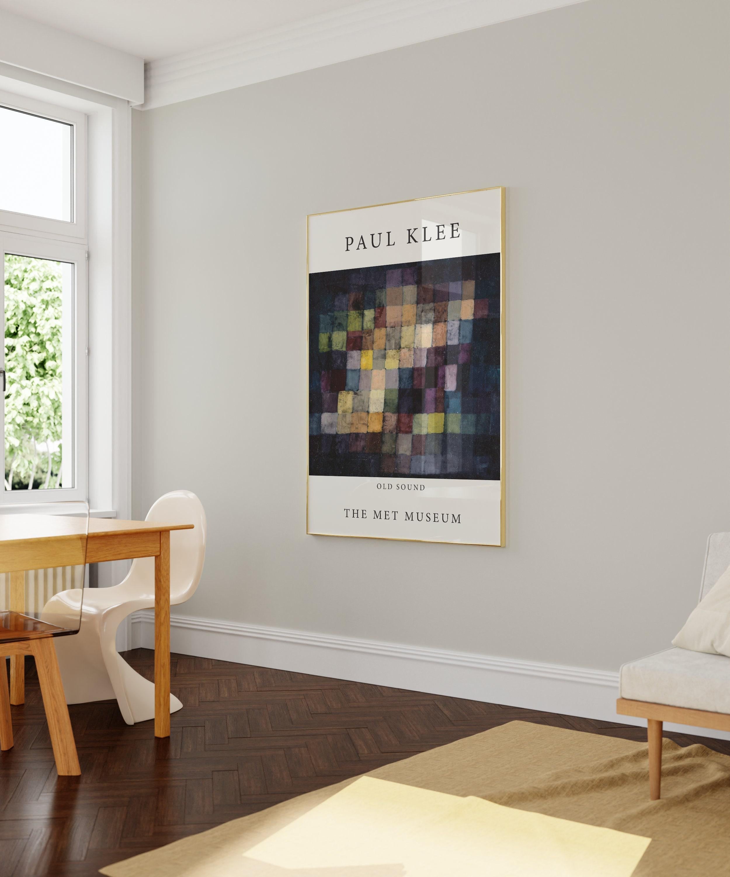 Paul Klee - Old Sound | Modern Art Exhibition Poster (available handframed or unframed) - 9ArtPrints